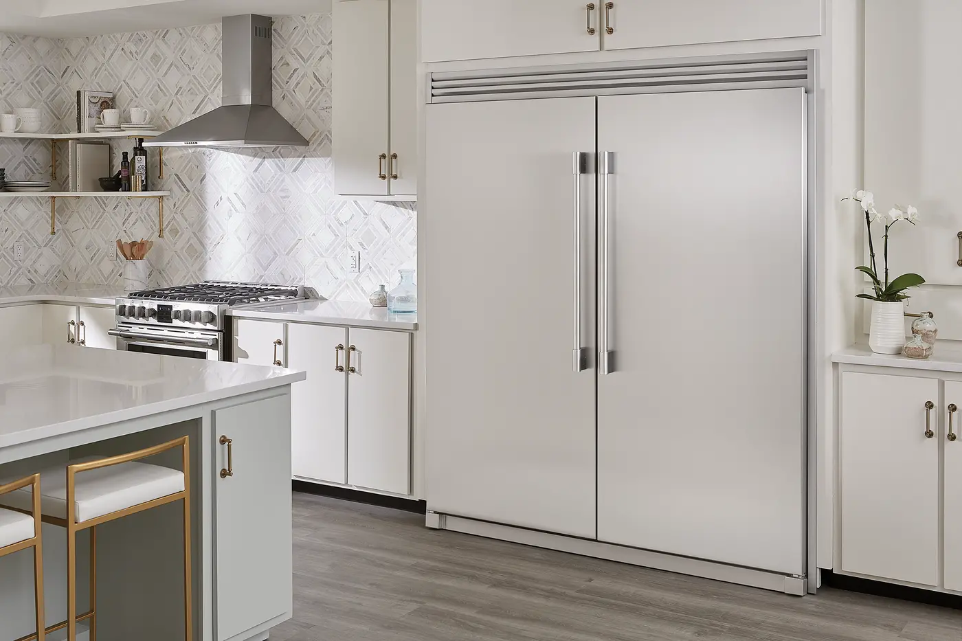 TWINS+TRIM-PRD1922-EZ2FL79 Frigidaire Professional Built-In Refrigerator and Freezer Kit - Stainless Steel-2