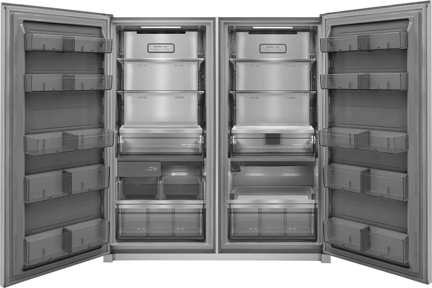TWINS+TRIM-PRD1922-EZ2FL79 Frigidaire Professional Built-In Refrigerator and Freezer Kit - Stainless Steel-3