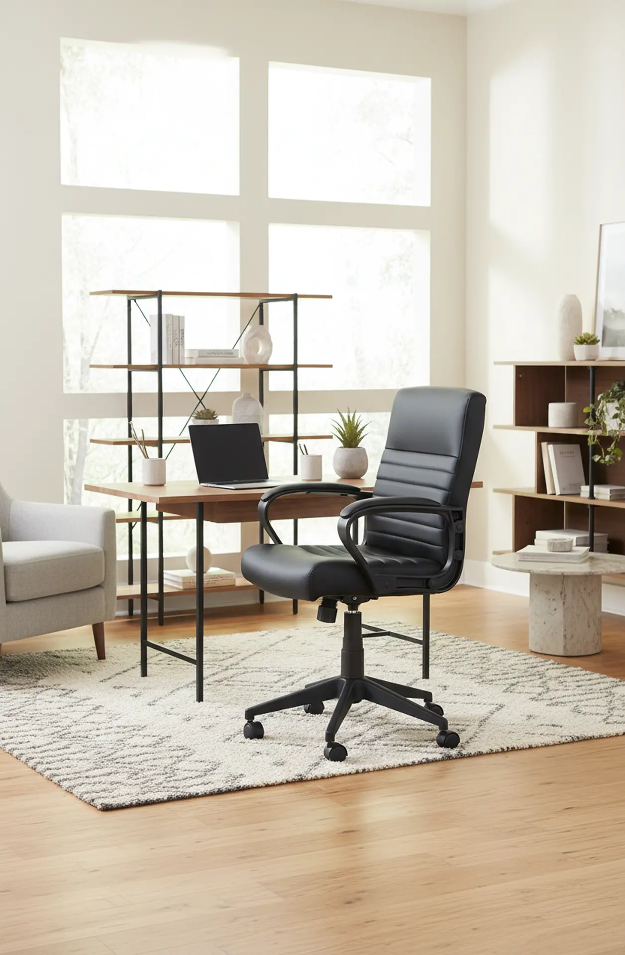Benson Black Office Chair-2
