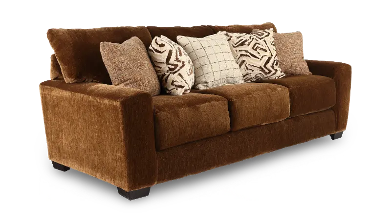 Luxor Bison Brown Sofa | RC Willey