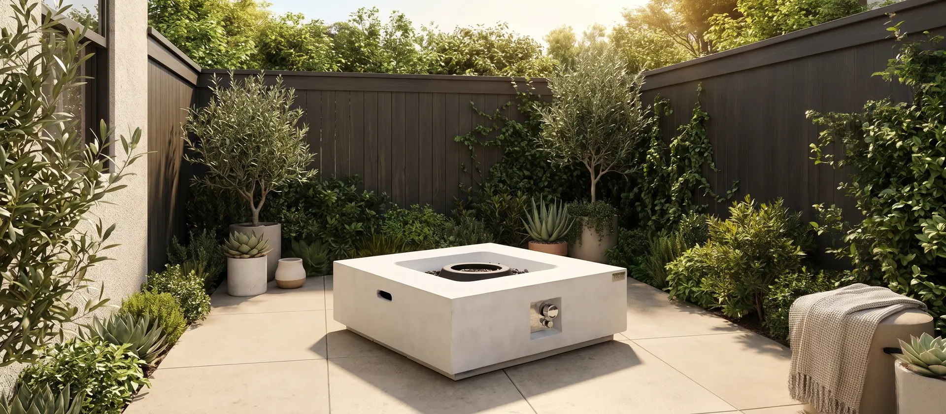 Square Natural Patio Firepit-2