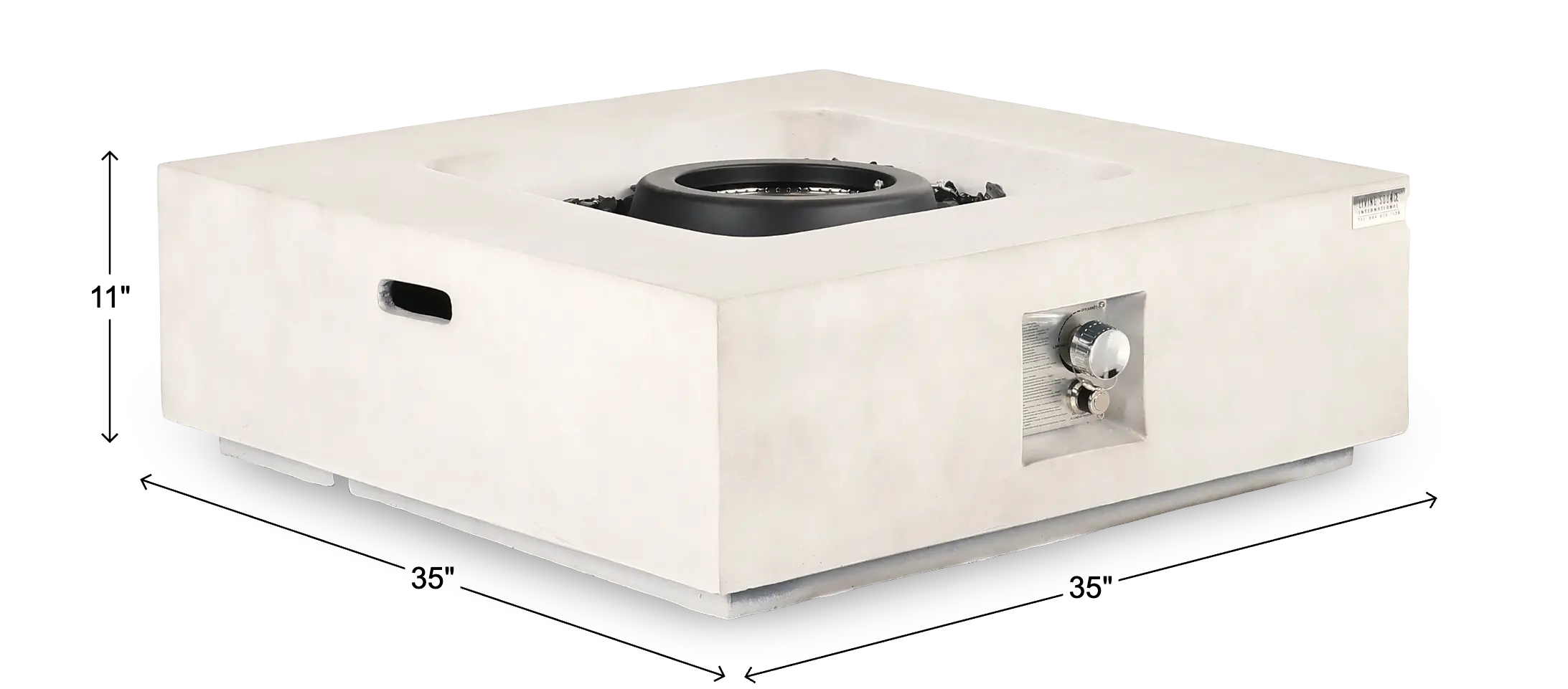 Square Natural Patio Firepit-3
