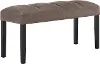 Vega Taupe Upholstered Bench
