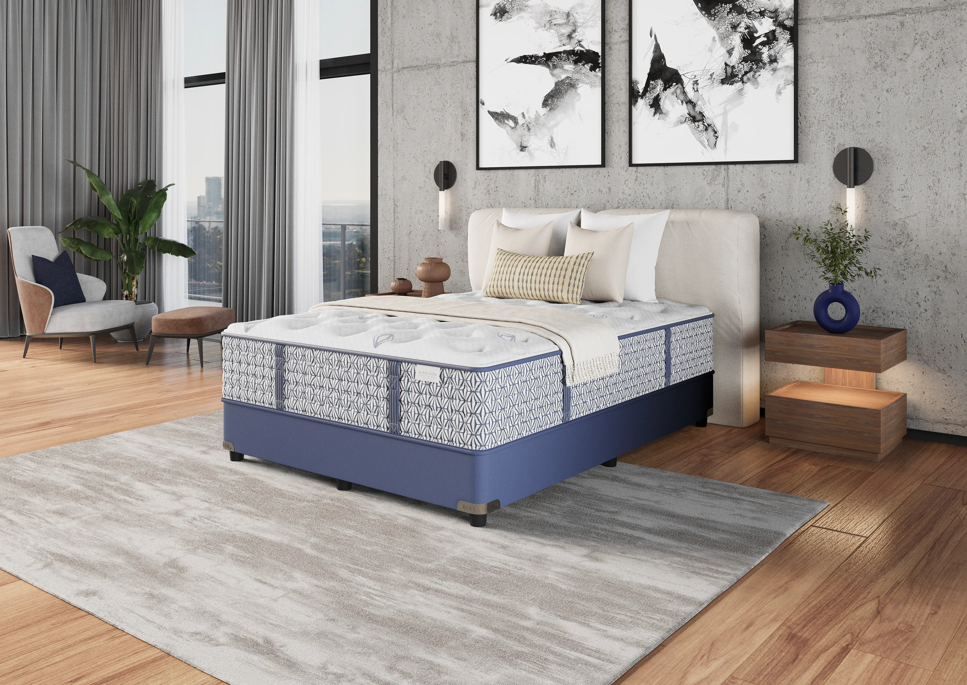 9424974 Aireloom Abstract Hues Seabright Extra Firm King Mattress-11