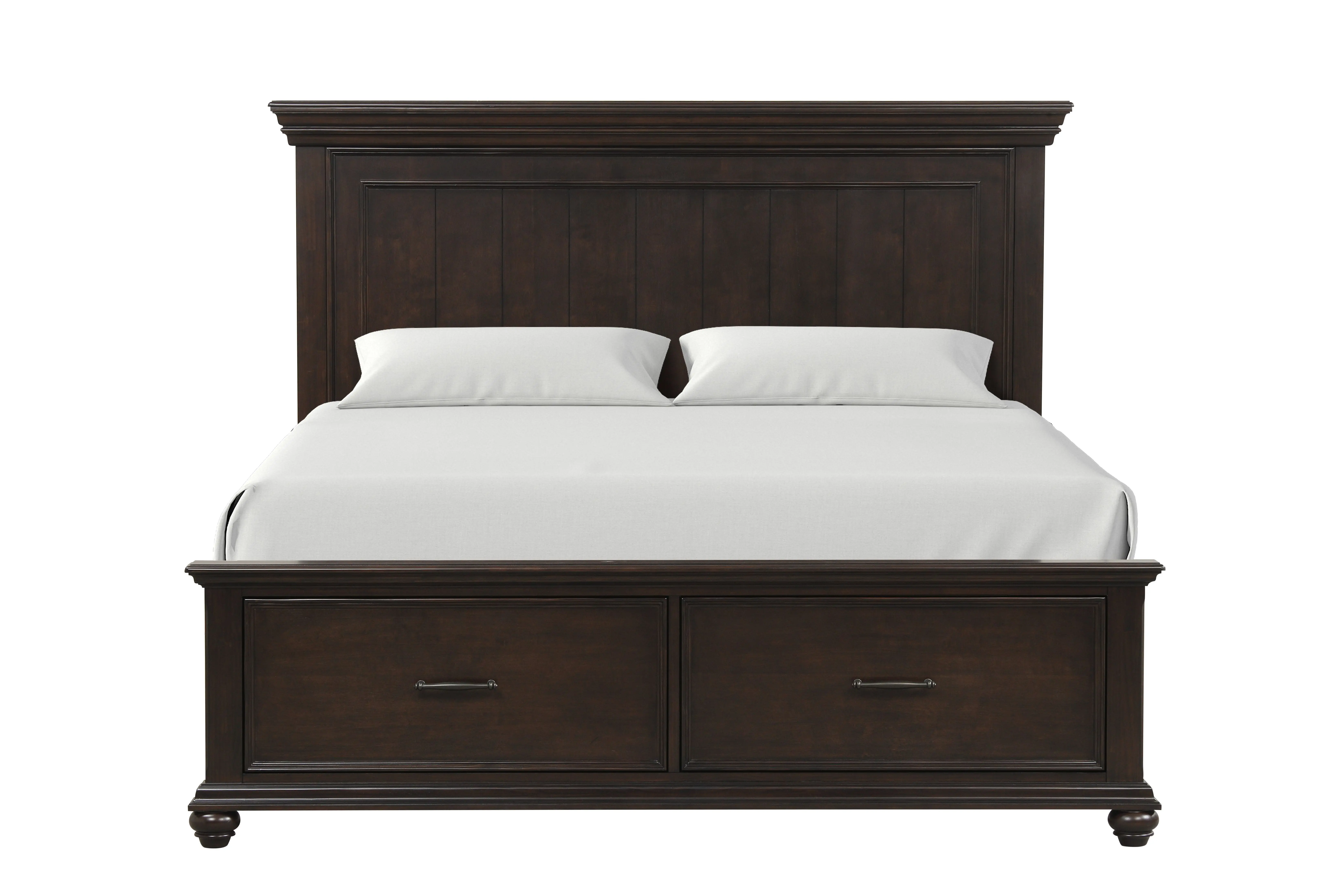 C0460-BED6/6 Grant Dark Brown King Storage Bed-3