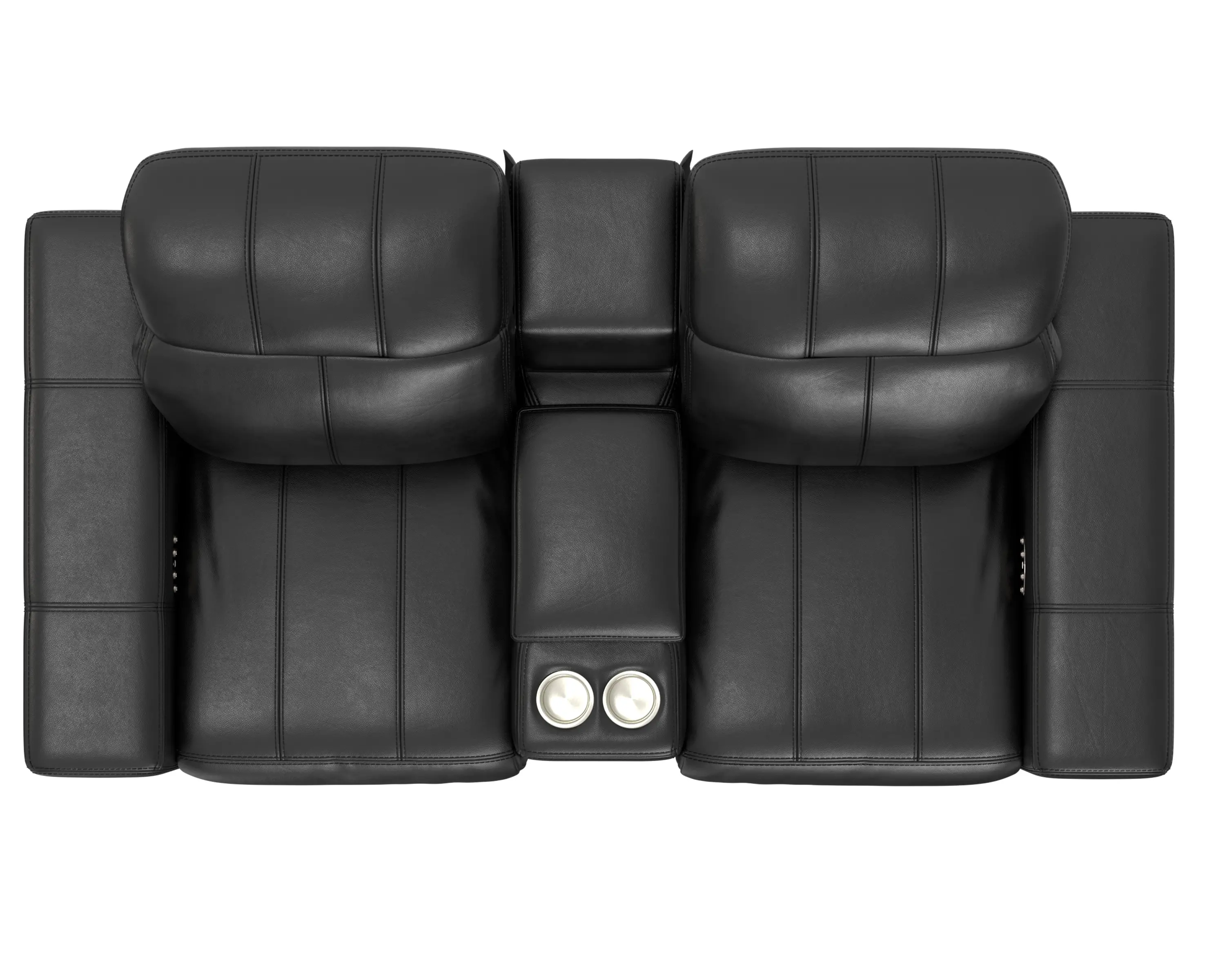 64419/1299-08/3099-08 Ferrara Black Leather Power Reclining Loveseat-10