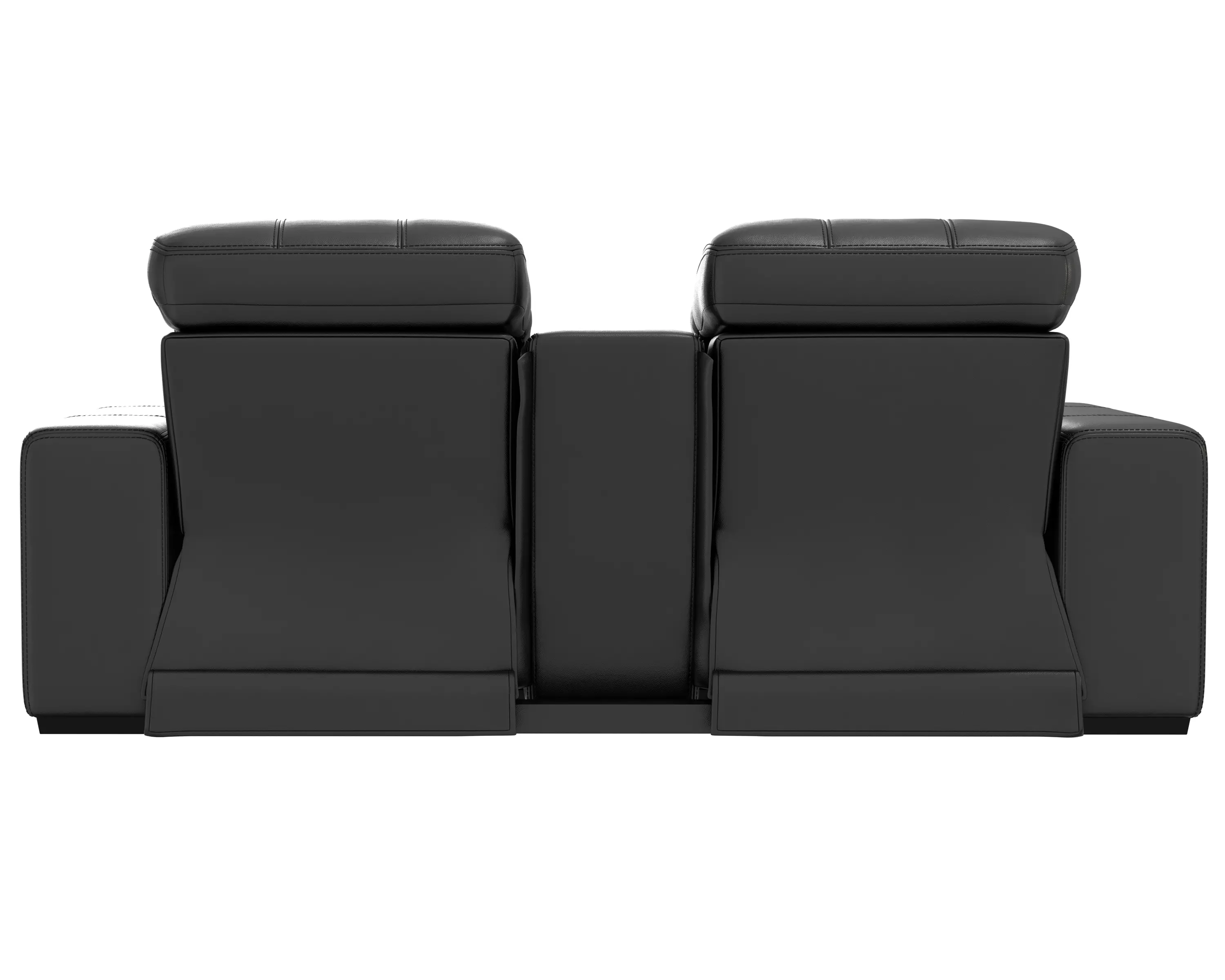 64419/1299-08/3099-08 Ferrara Black Leather Power Reclining Loveseat-9