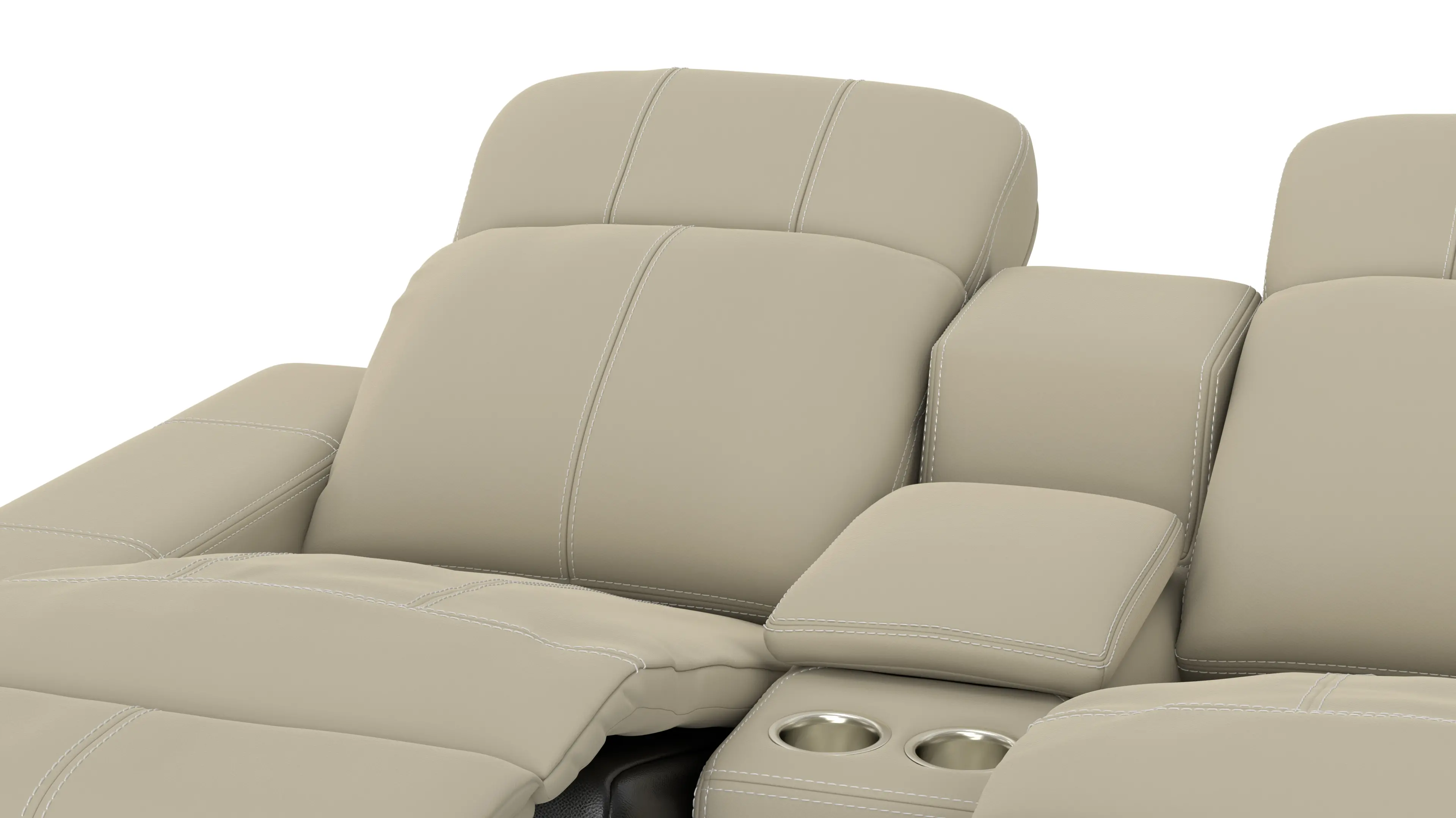 64419/1299-56/3099-56 Ferrara Smoke Off-White Leather Power Reclining Loveseat-13