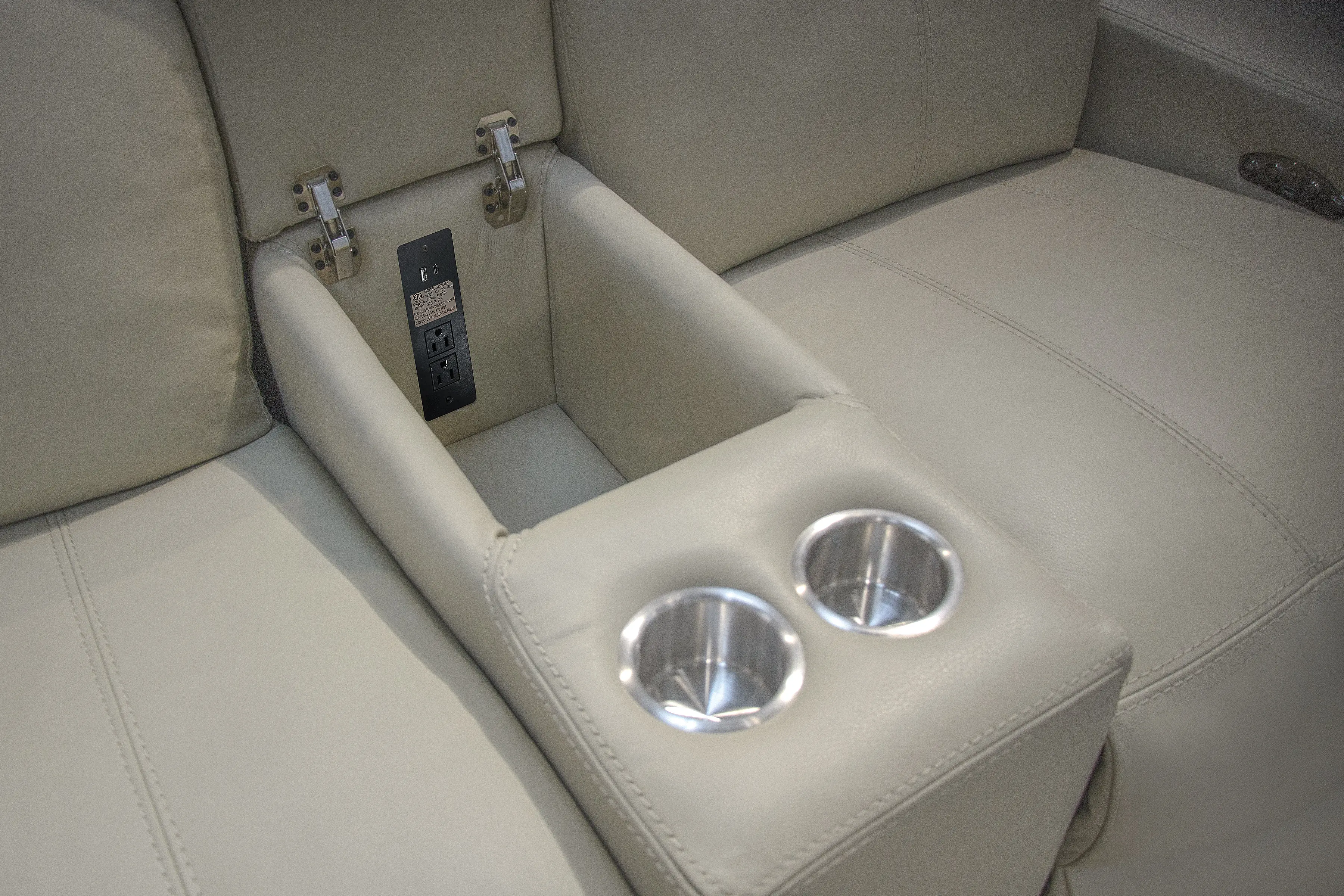 64419/1299-56/3099-56 Ferrara Smoke Off-White Leather Power Reclining Loveseat-14