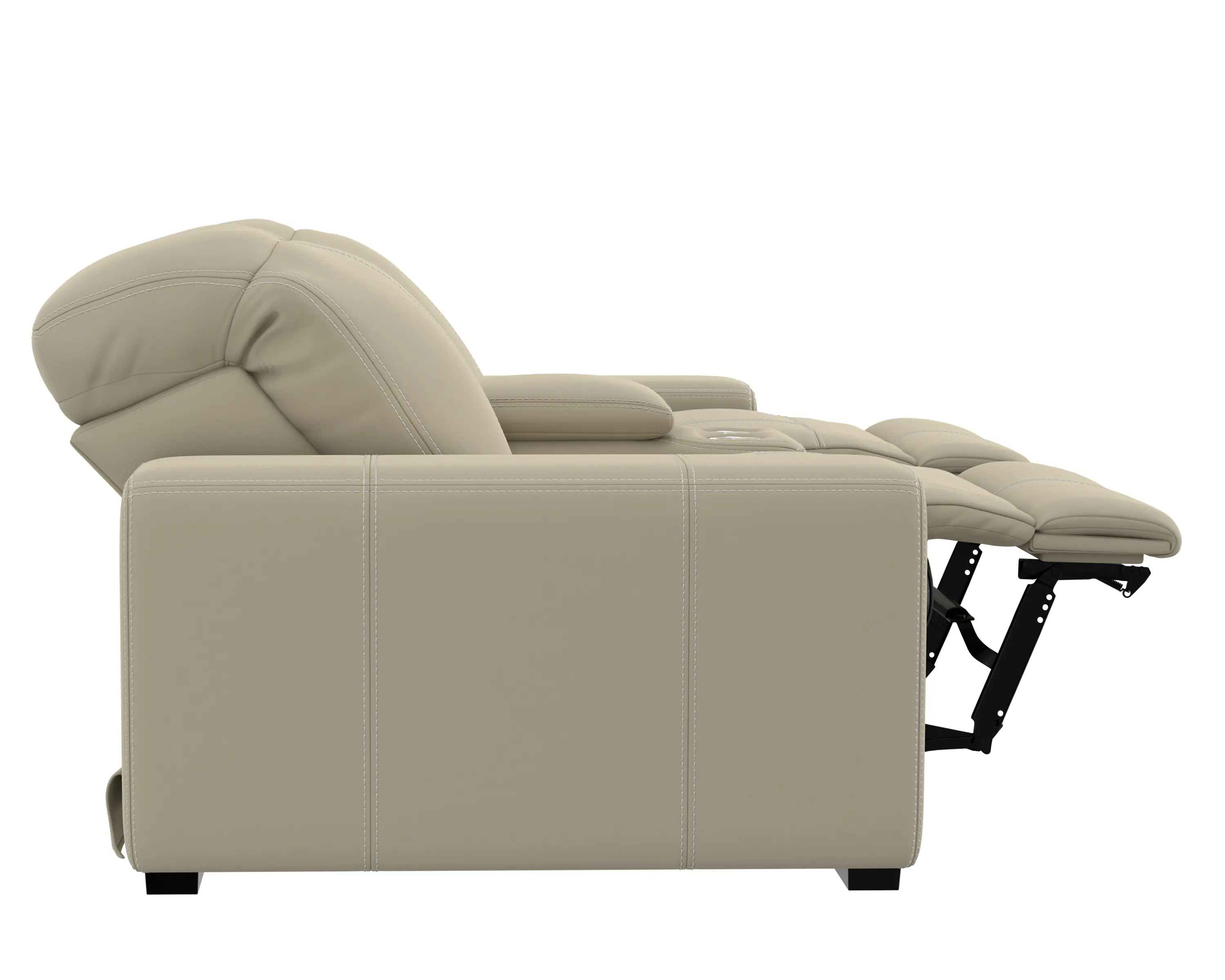 64419/1299-56/3099-56 Ferrara Smoke Off-White Leather Power Reclining Loveseat-7