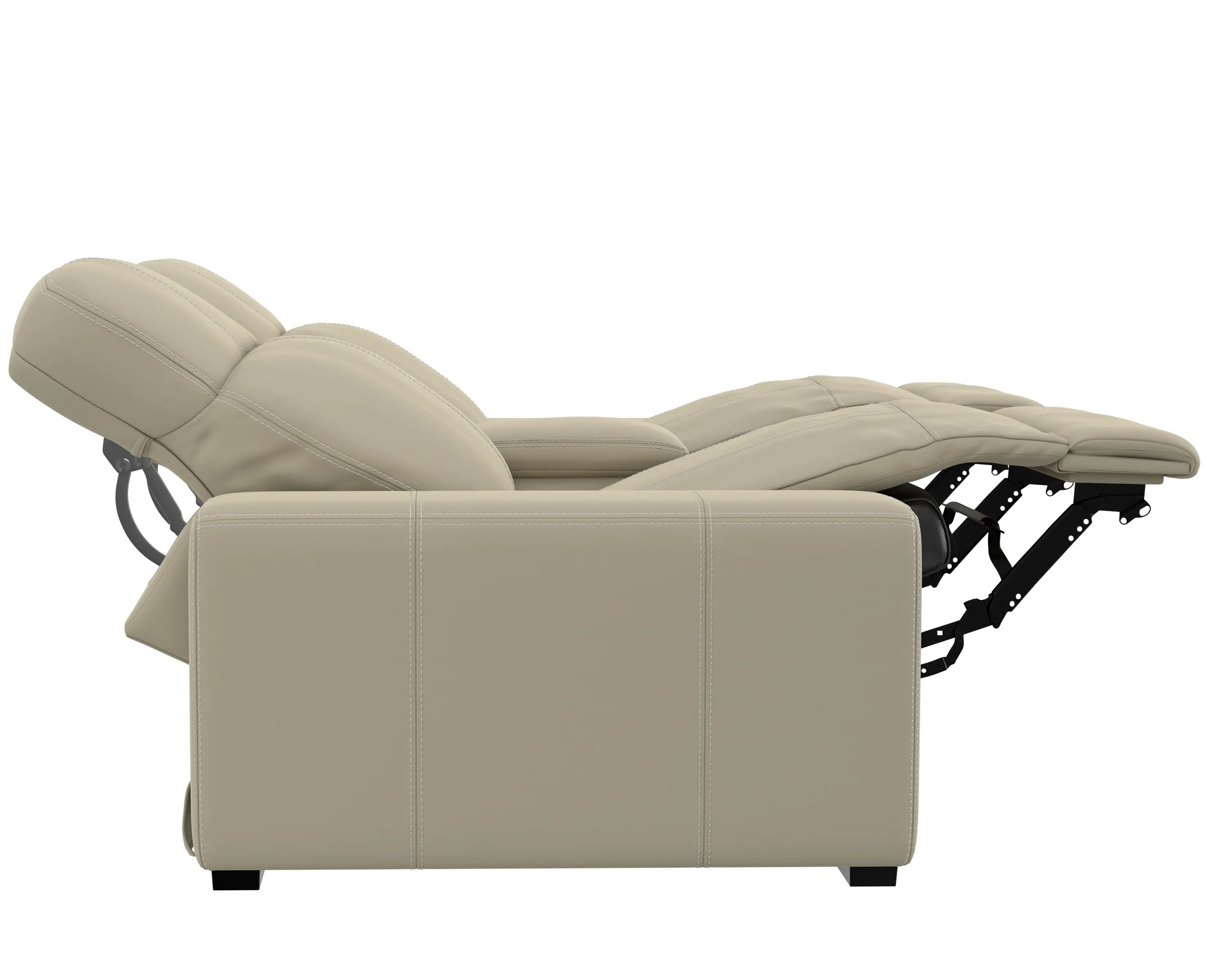 64419/1299-56/3099-56 Ferrara Smoke Off-White Leather Power Reclining Loveseat-8
