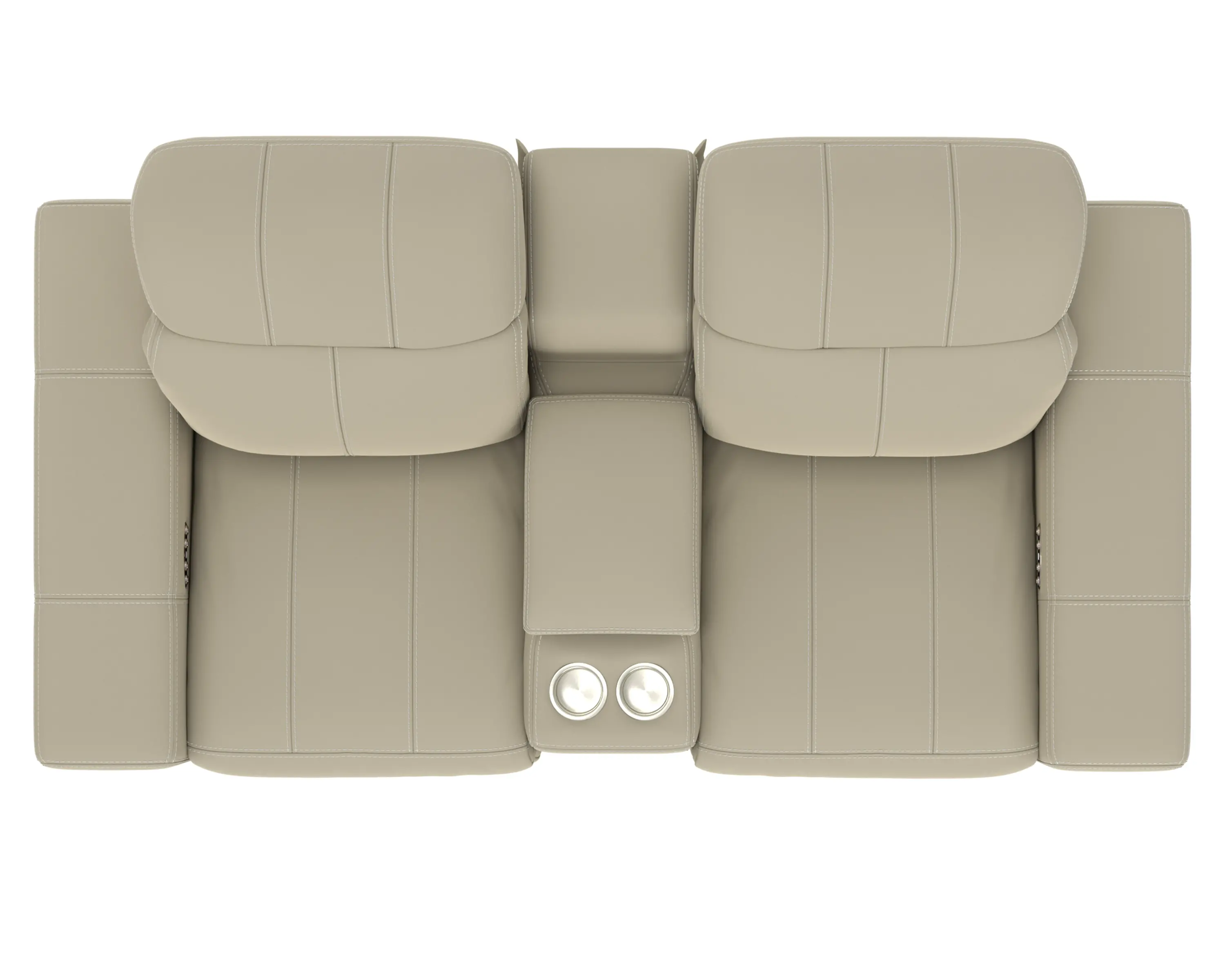 64419/1299-56/3099-56 Ferrara Smoke Off-White Leather Power Reclining Loveseat-9