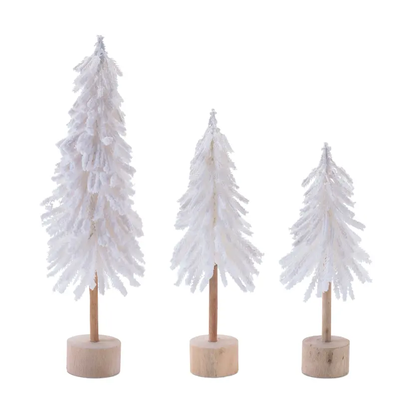 Morgan Small White Festive Plastic Tree