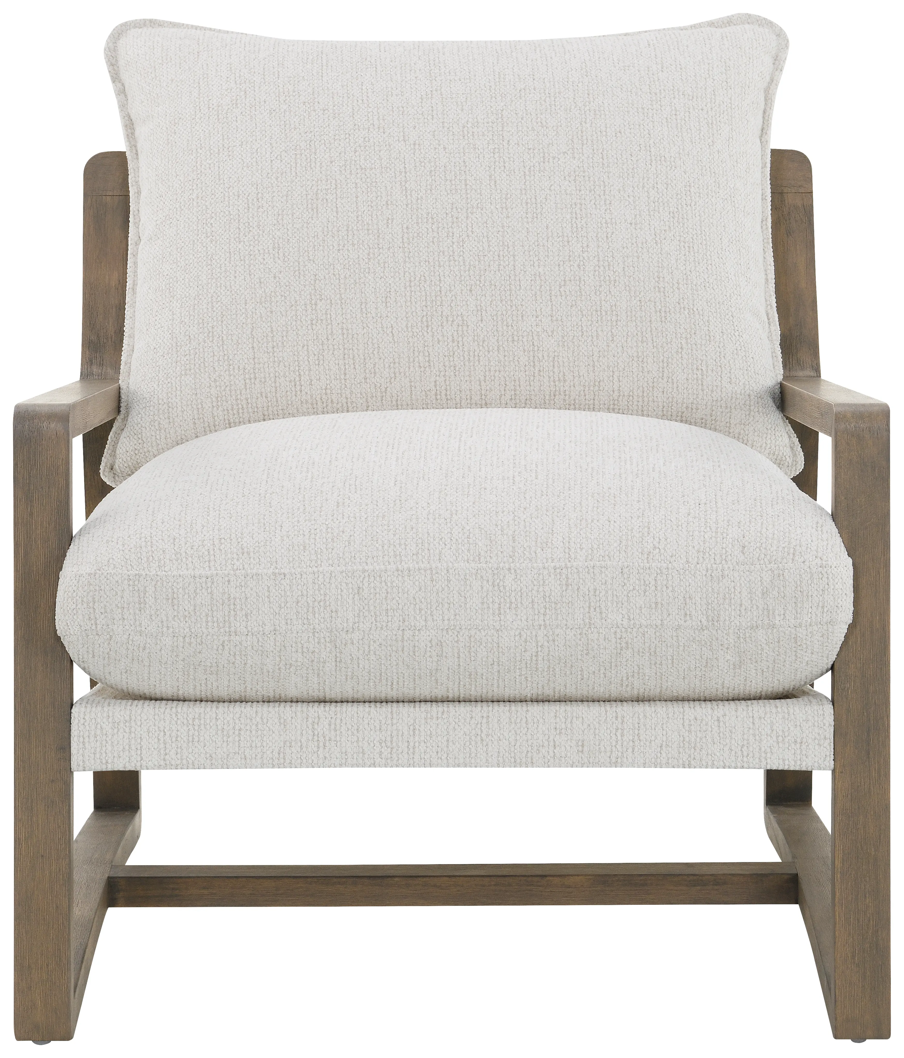 Geneva Light Gray Boucle Accent Chair-3