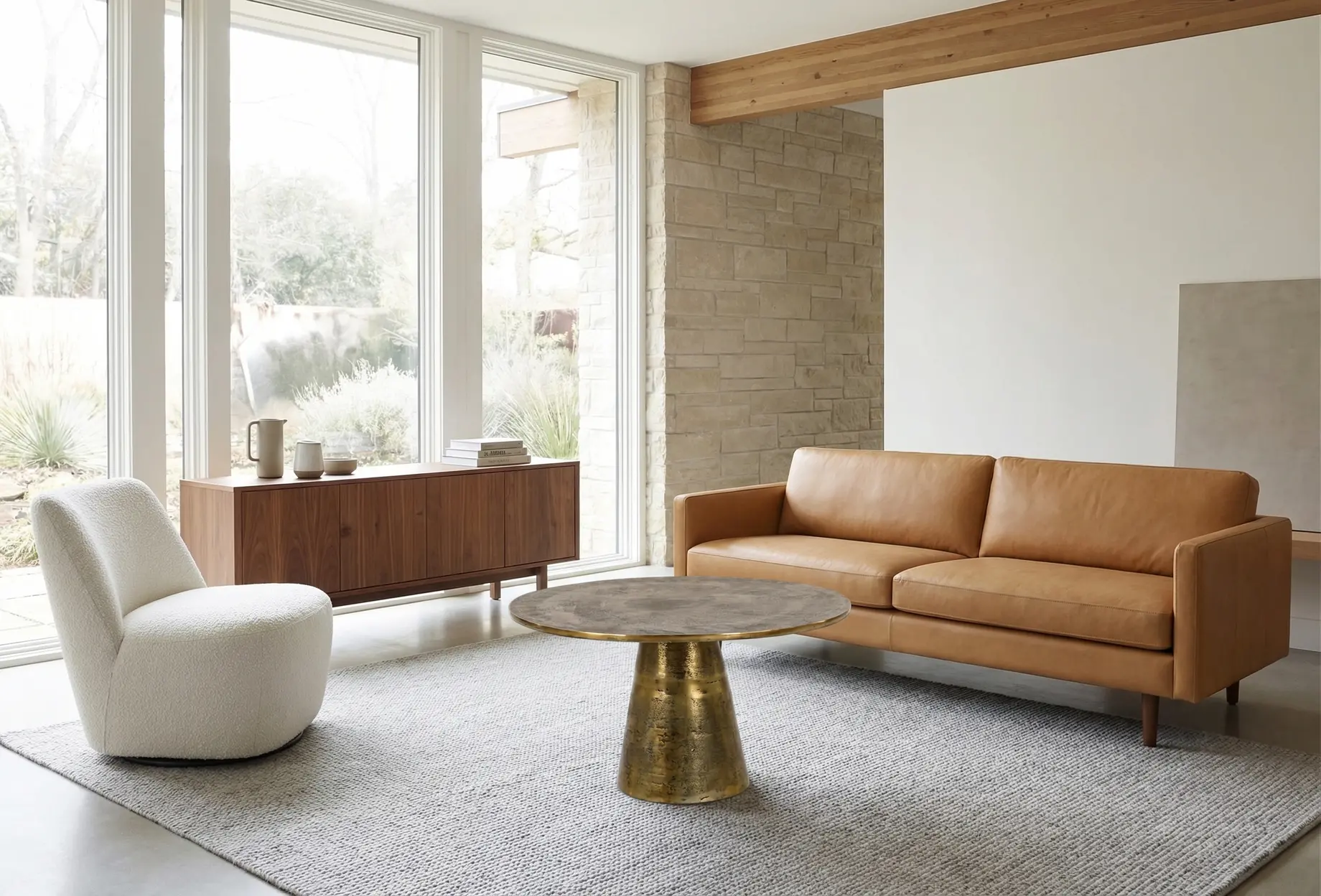 Zarren Gold Coffee Table-8