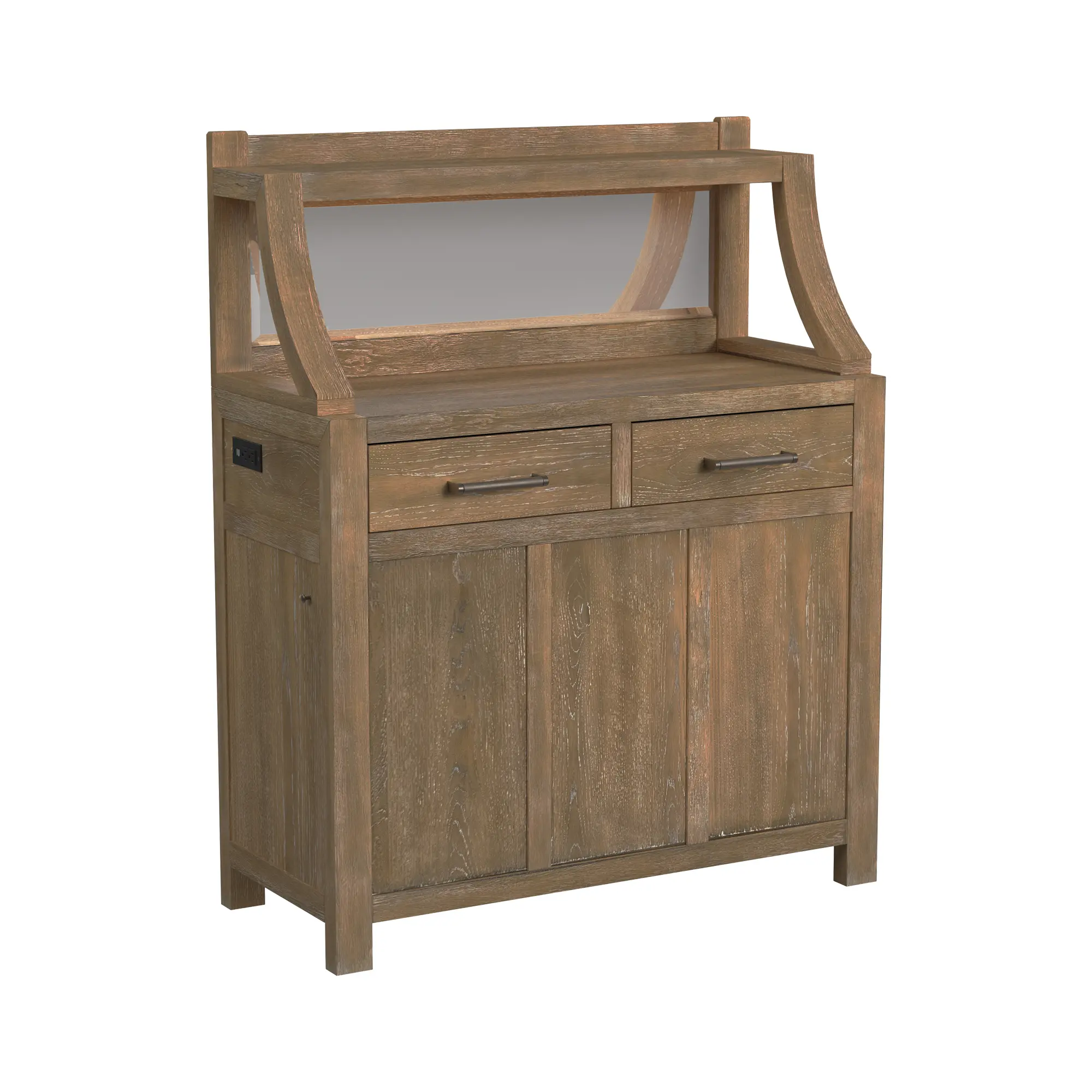 Flex Sandbar Oak Storage Server-3