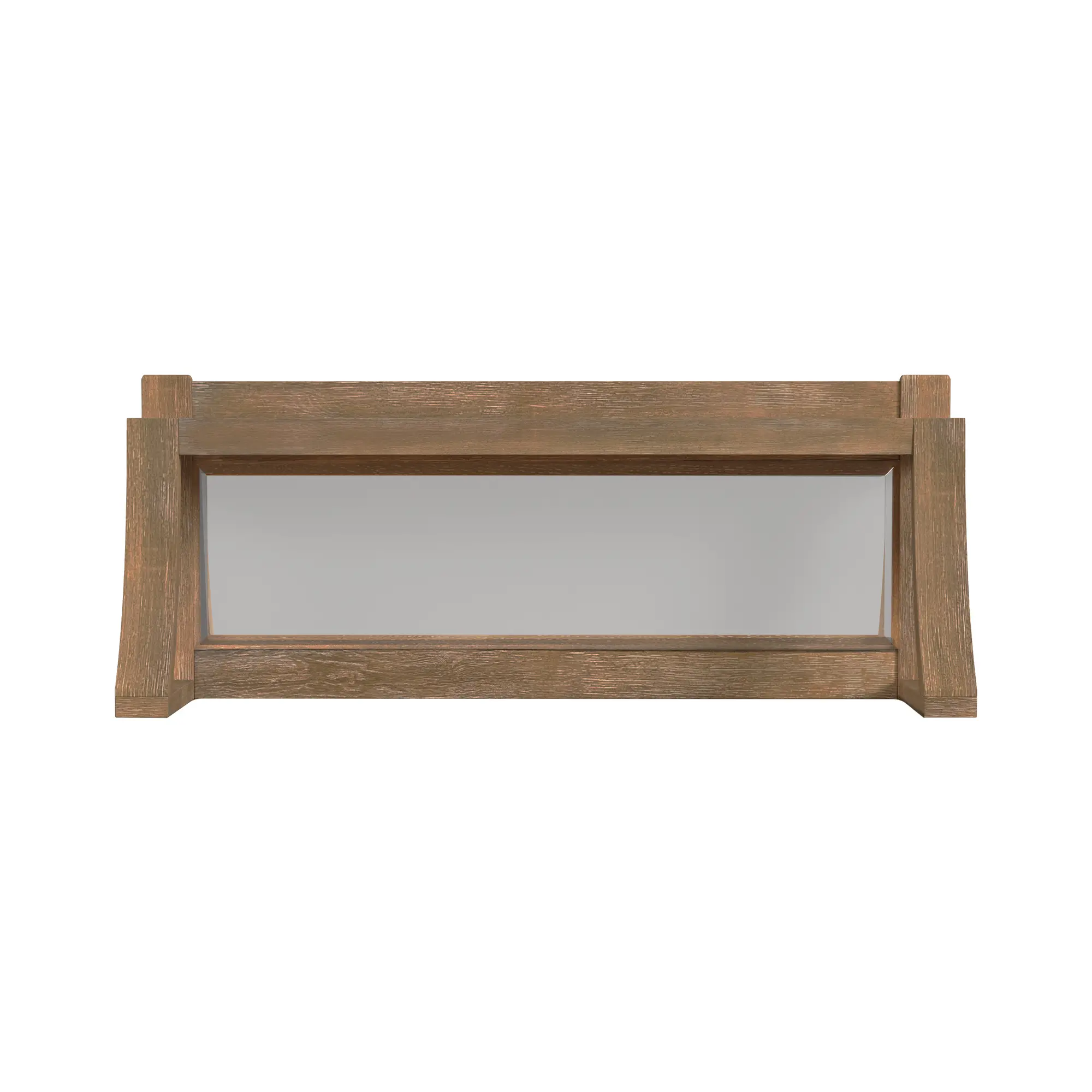 Flex Sandbar Oak Storage Server with Hutch-5