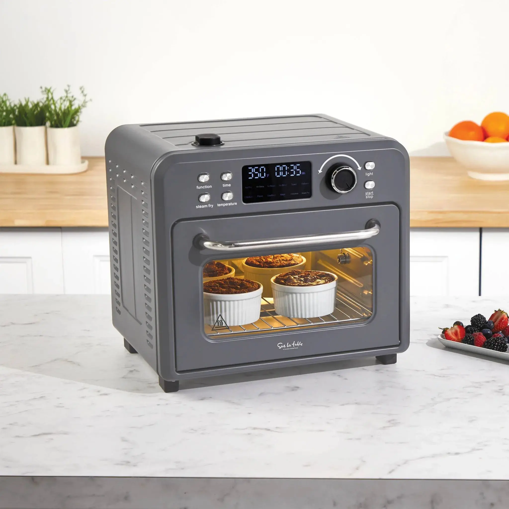 Sur La Table Countertop Air Fryer - Gray-3
