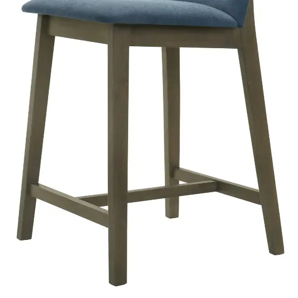 LCALBAPBCB26 Allin Dark Brown and Peacock Blue Upholstered Bar Stool-7