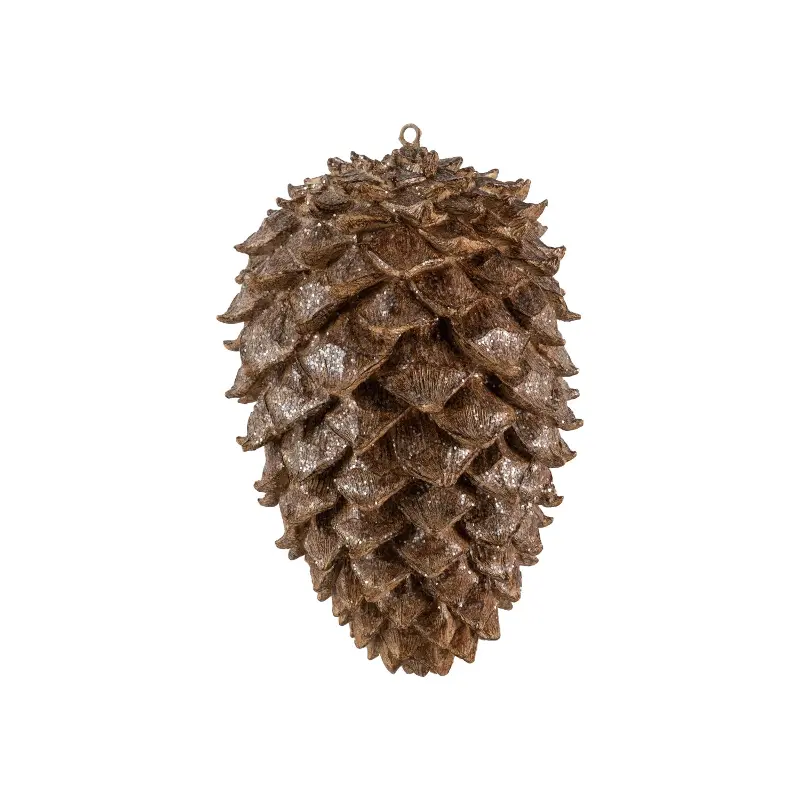 Resin Pinecone with Glitter II