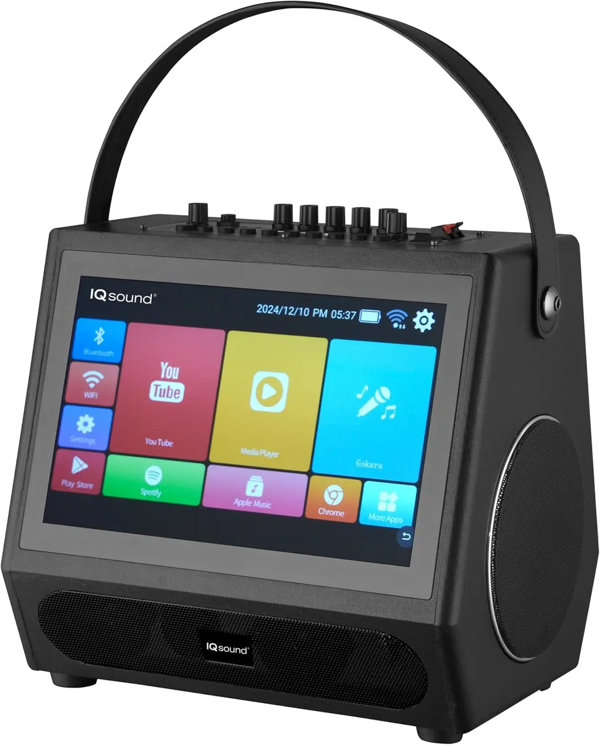 IQ-1505WK Supersonic Black IQ Sound Portable Karaoke System-1