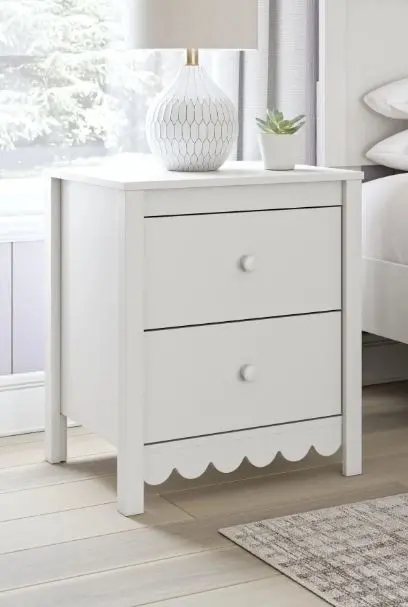 Hallityn Two Drawer Nightstand-1