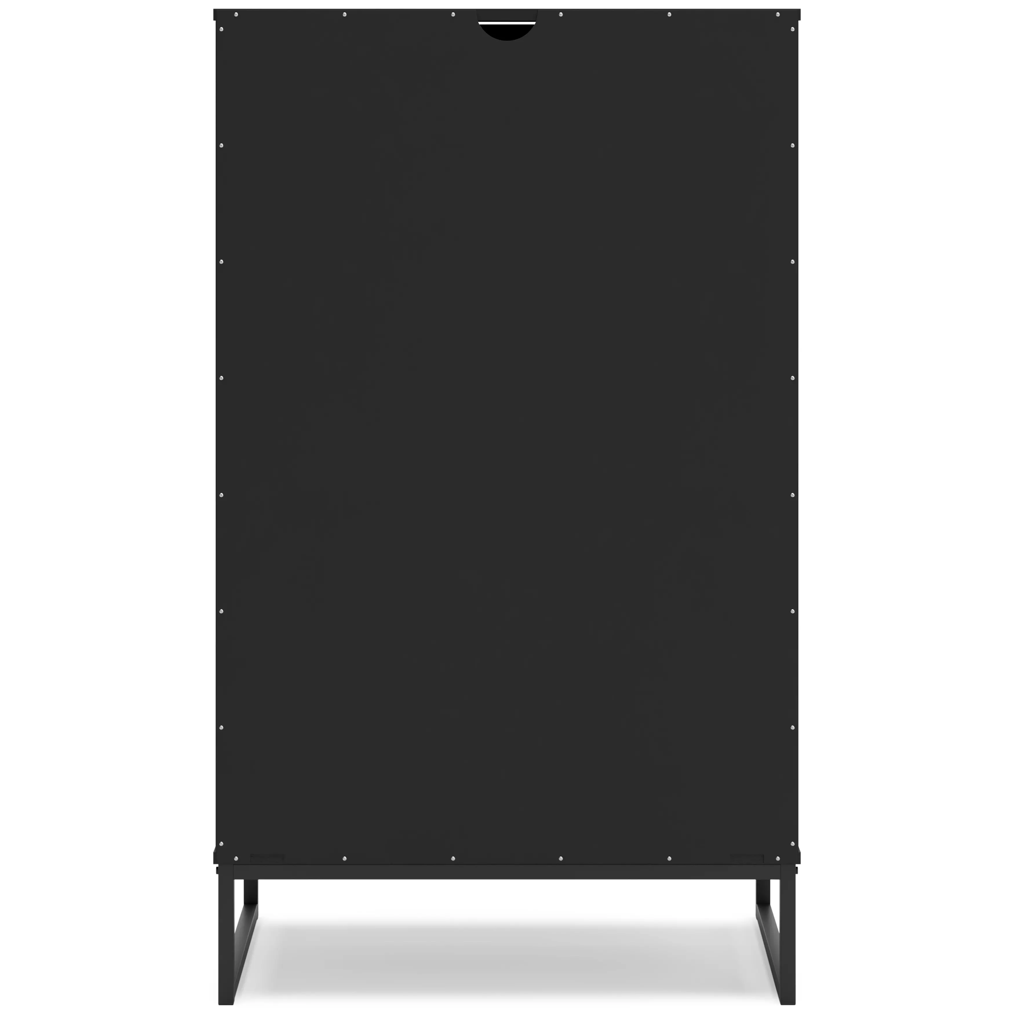 Socalle Black Five Drawer Chest-7