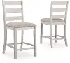 Skempton Upholstered Barstools, Set of 2