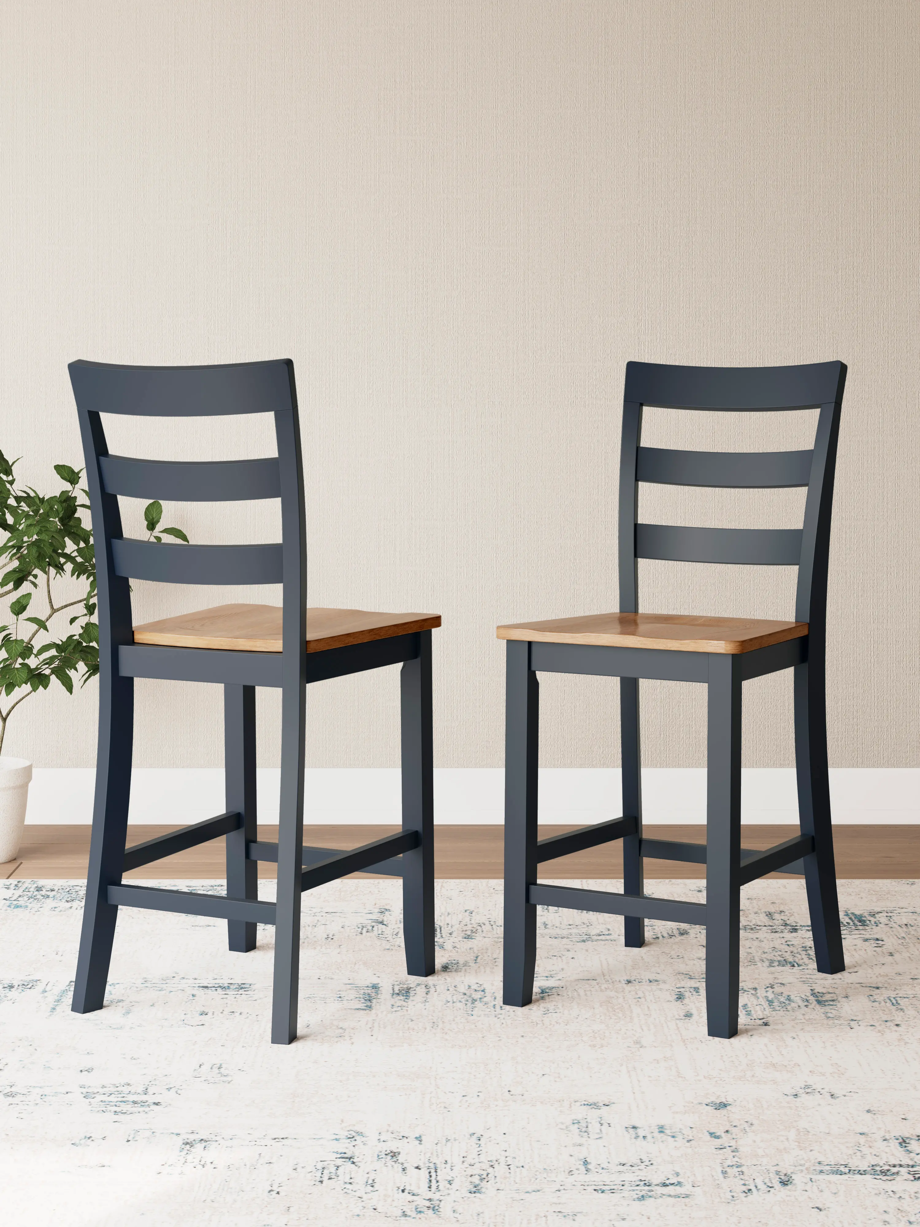 Gesthaven Counter Height Barstools, Set of 2-1