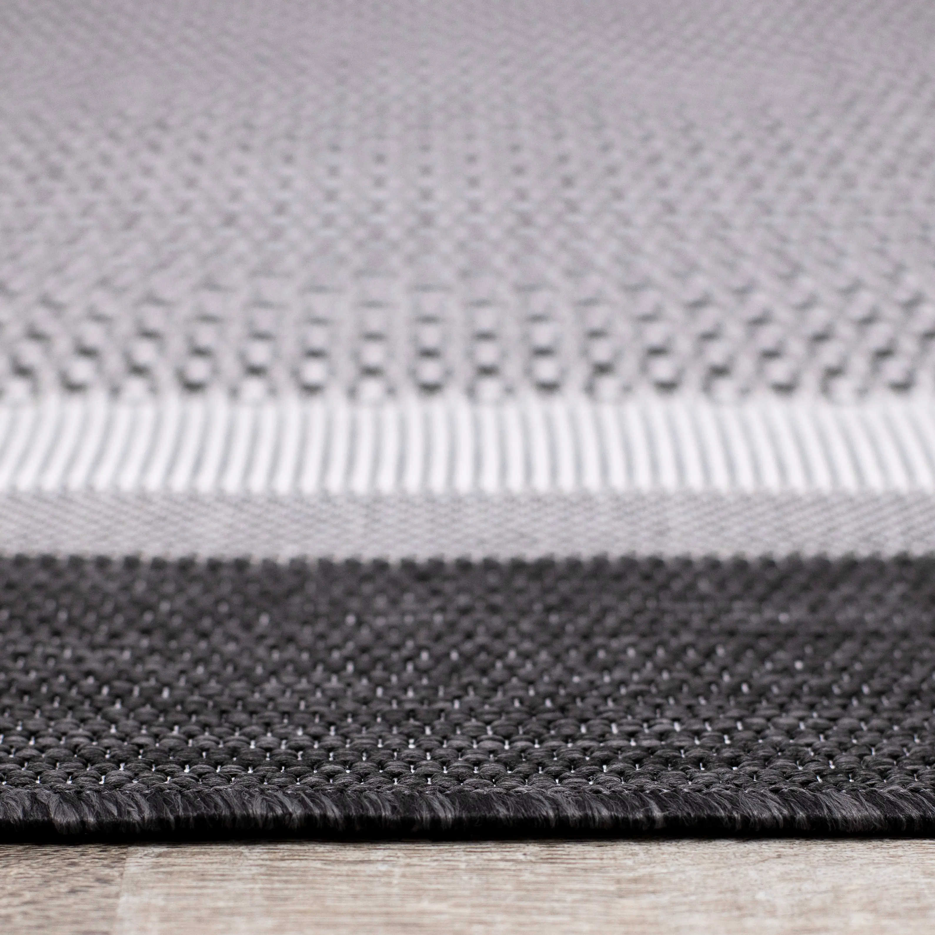 19199/80 160230 Jasper 5 x 7 Gray Flatweave Outdoor Rug-7