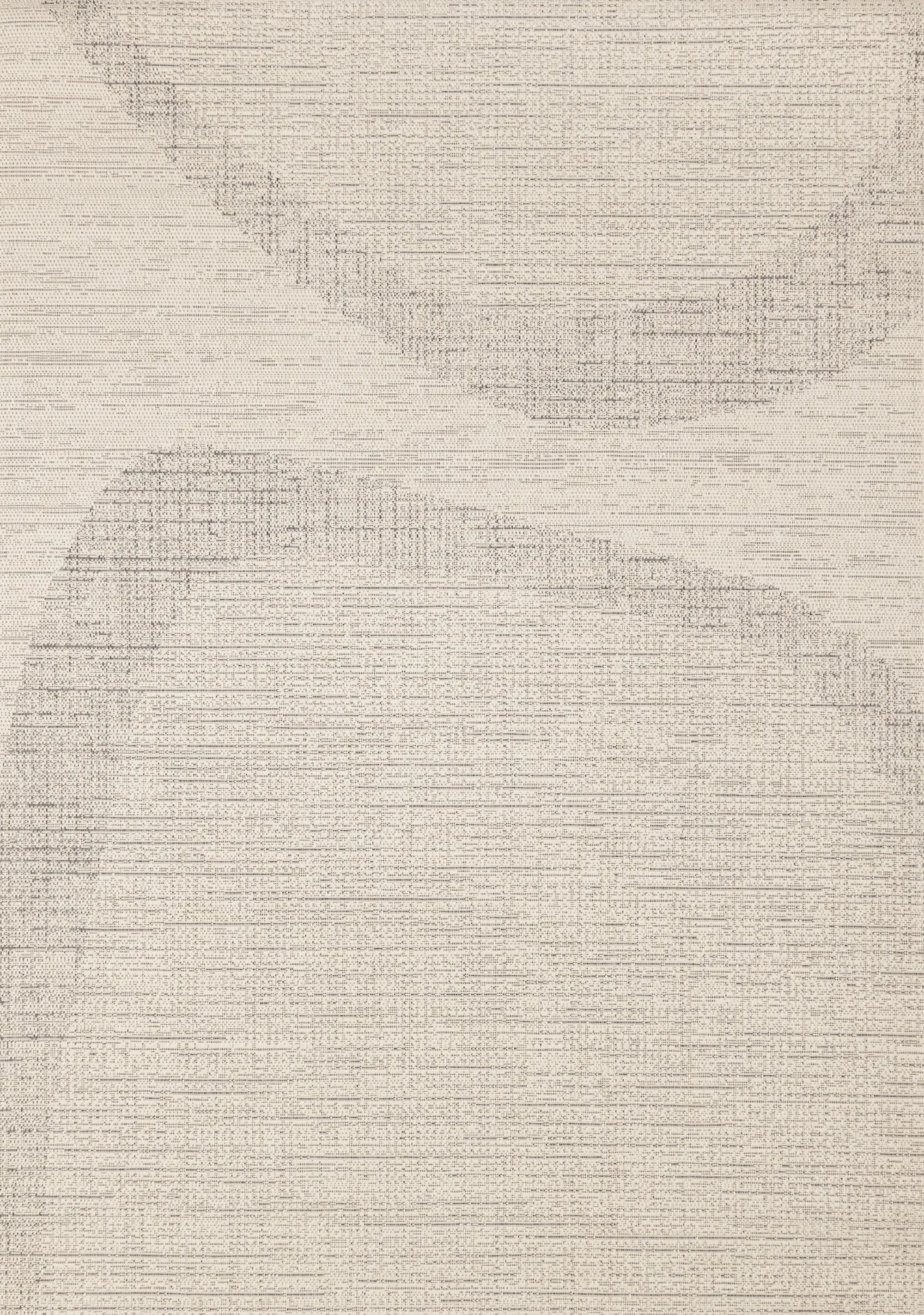 Jasper 5 x 8 Beige and White Rounded Shapes Outdoor Rug-1