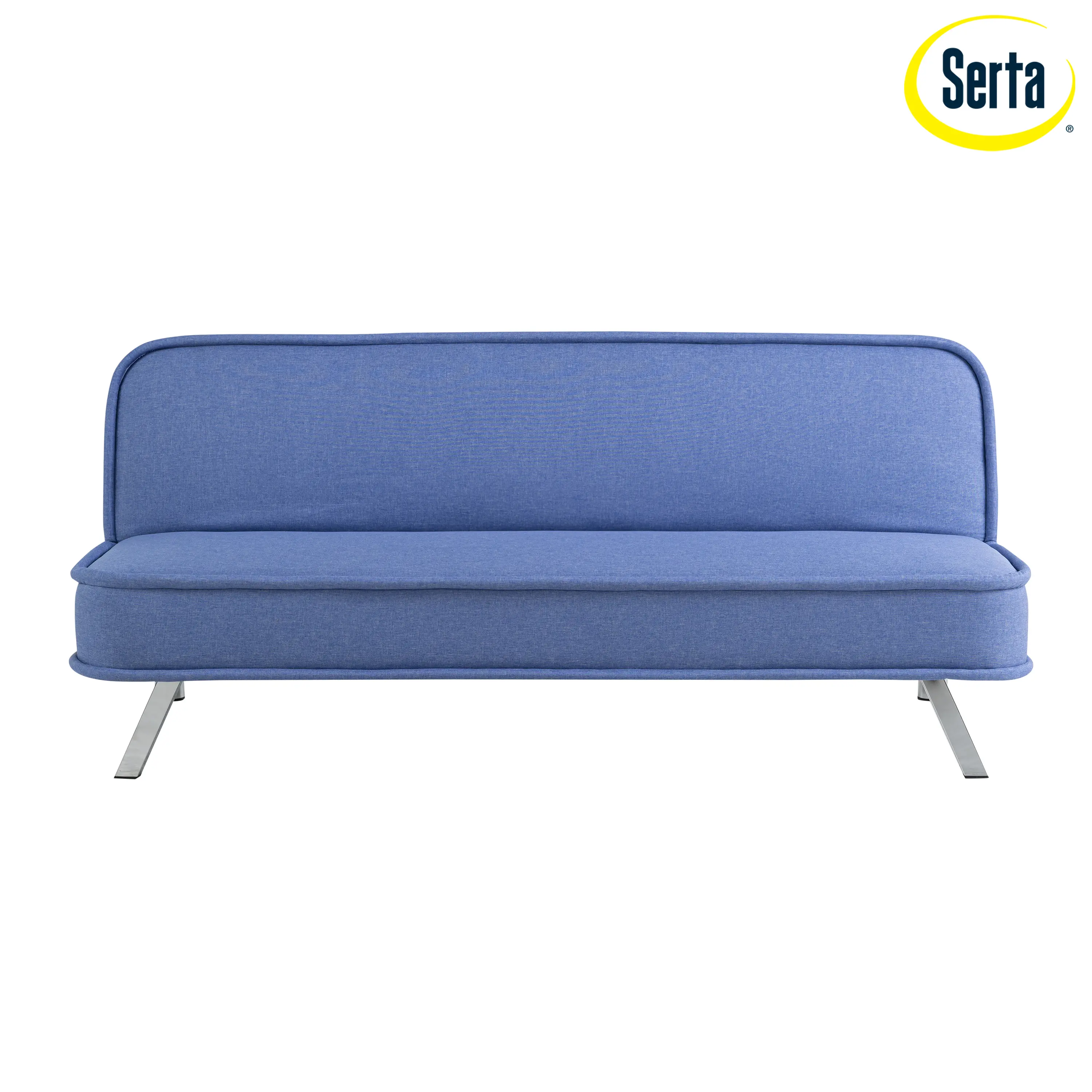 123A045BLU Serta Renee Convertible Blue Sleeper Sofa-3