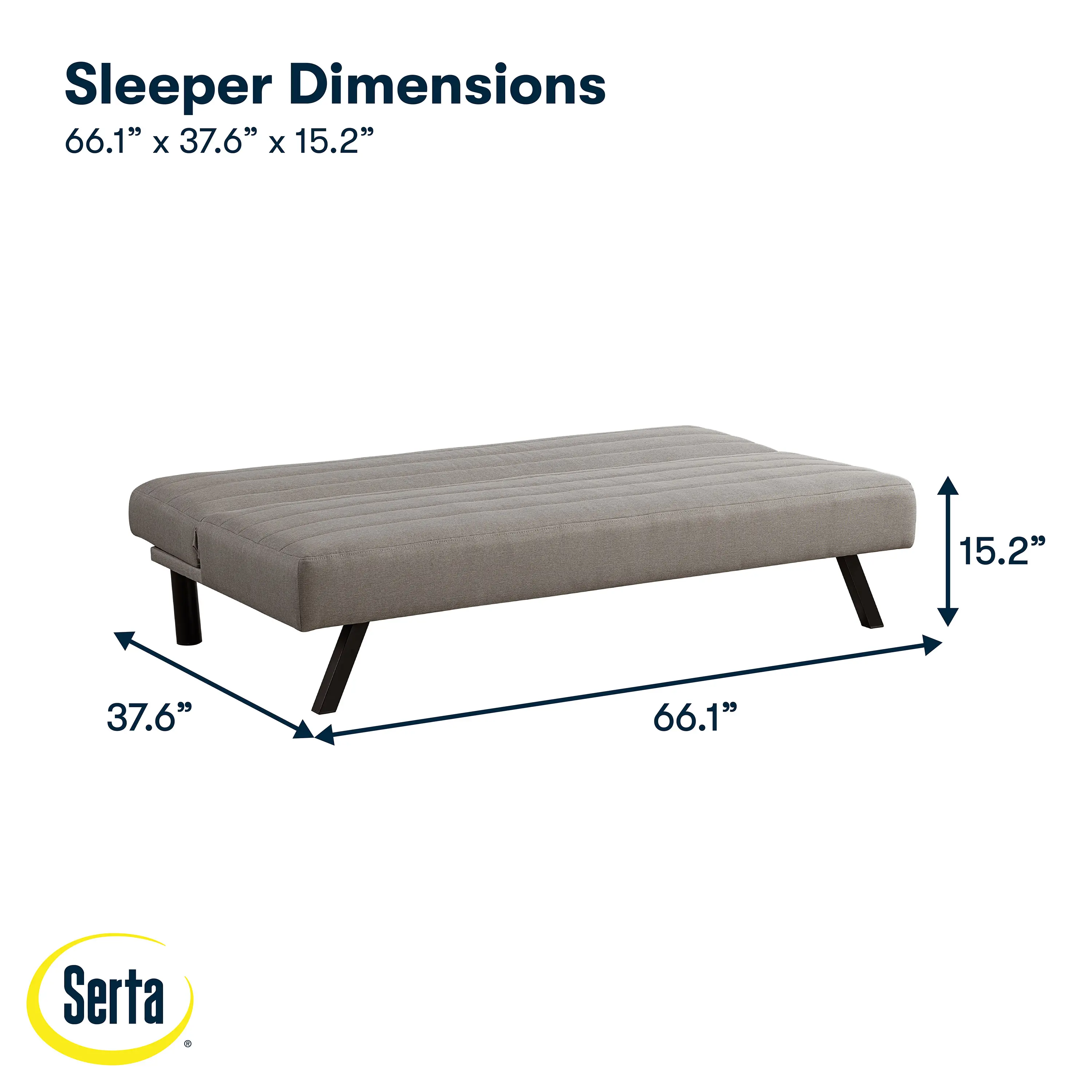 123A046TPE Serta Johnson Convertible Taupe Sofa-19