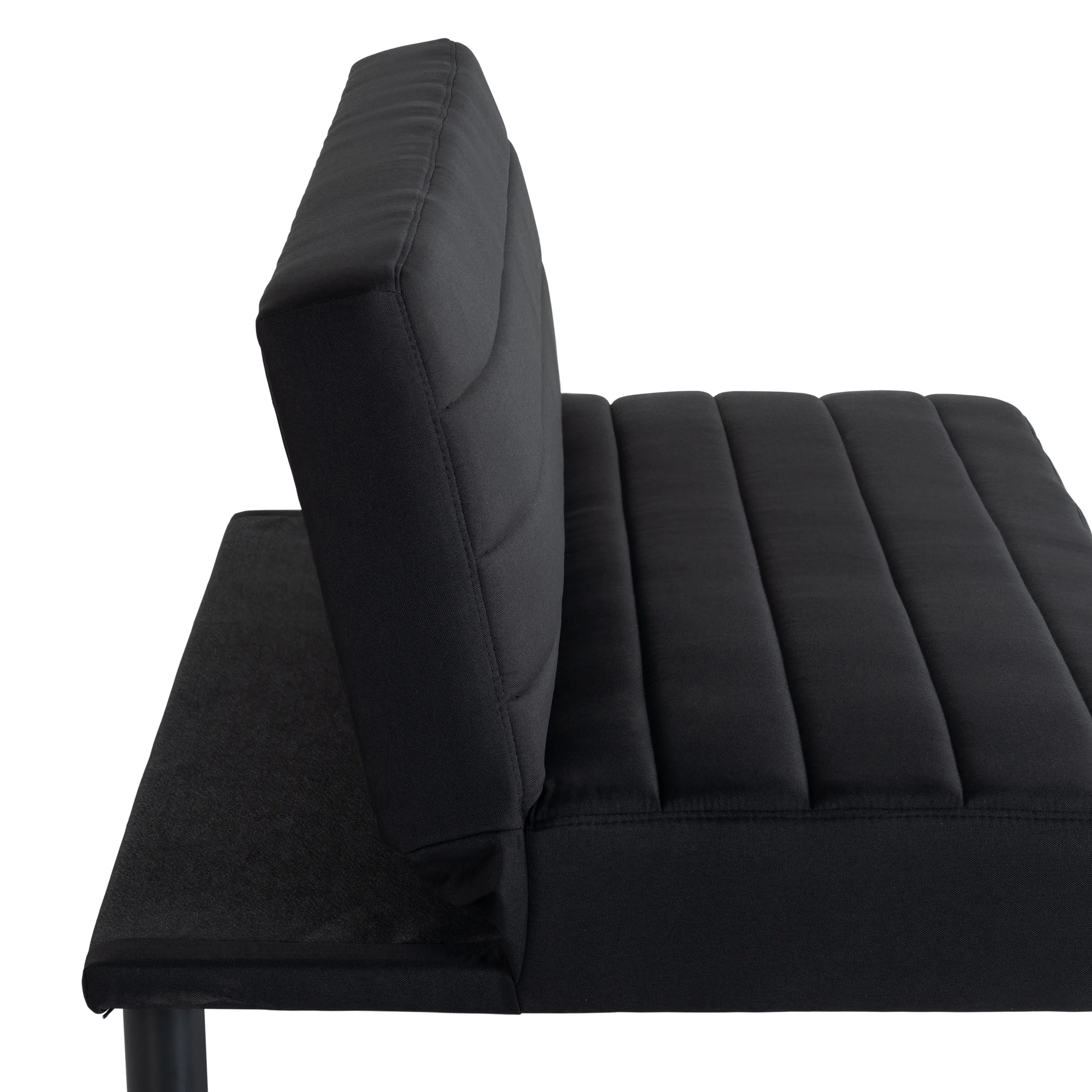 123A046BLK Serta Johnson Black Convertible Sleeper Sofa-15