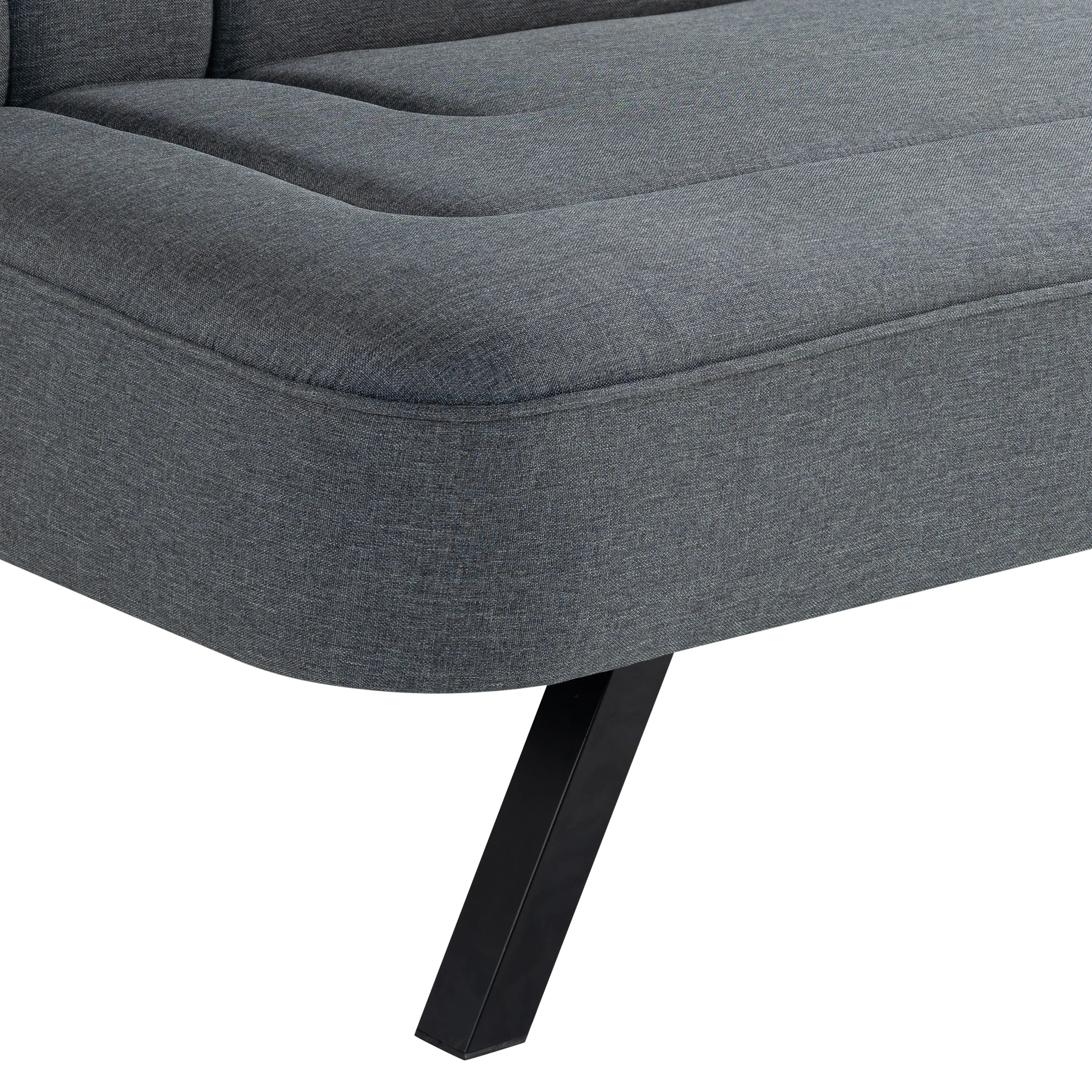 123A047CHR Serta Mia Charcoal Gray Convertible Sleeper Sofa-18