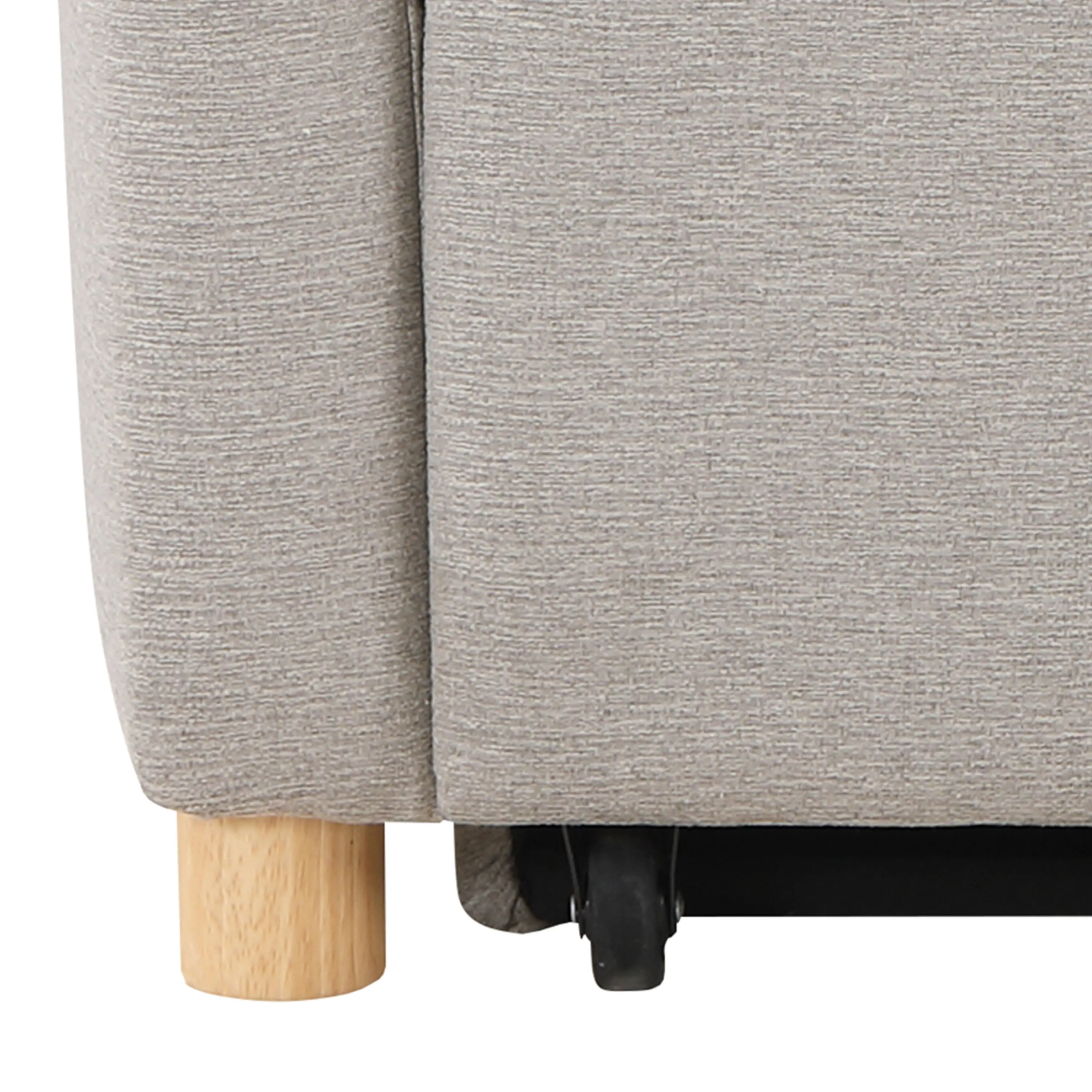 111A007LTG Serta Isla Light Gray Woven Convertible Accent Chair-14