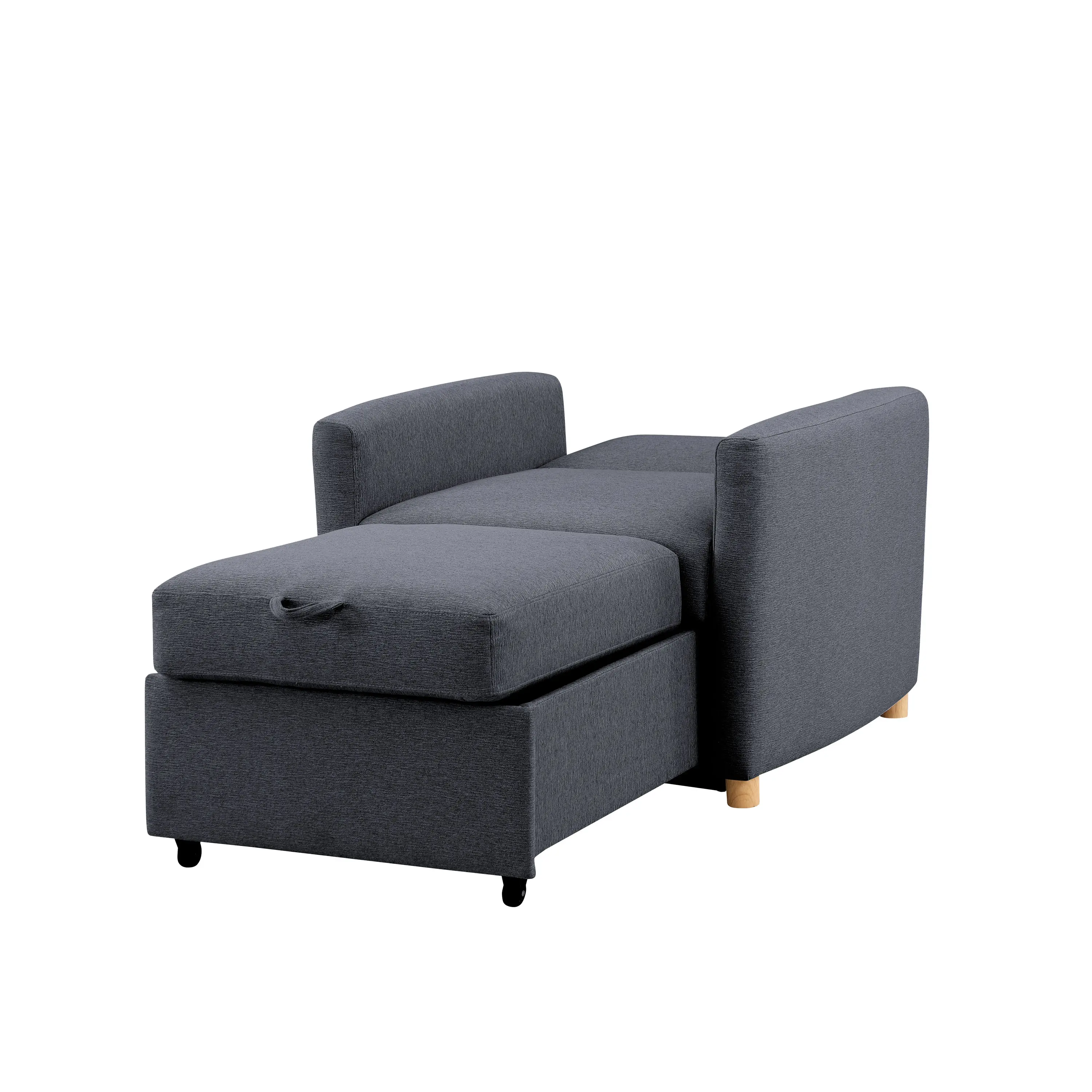 111A007NVY Serta Isla Navy Blue Woven Convertible Accent Chair-10
