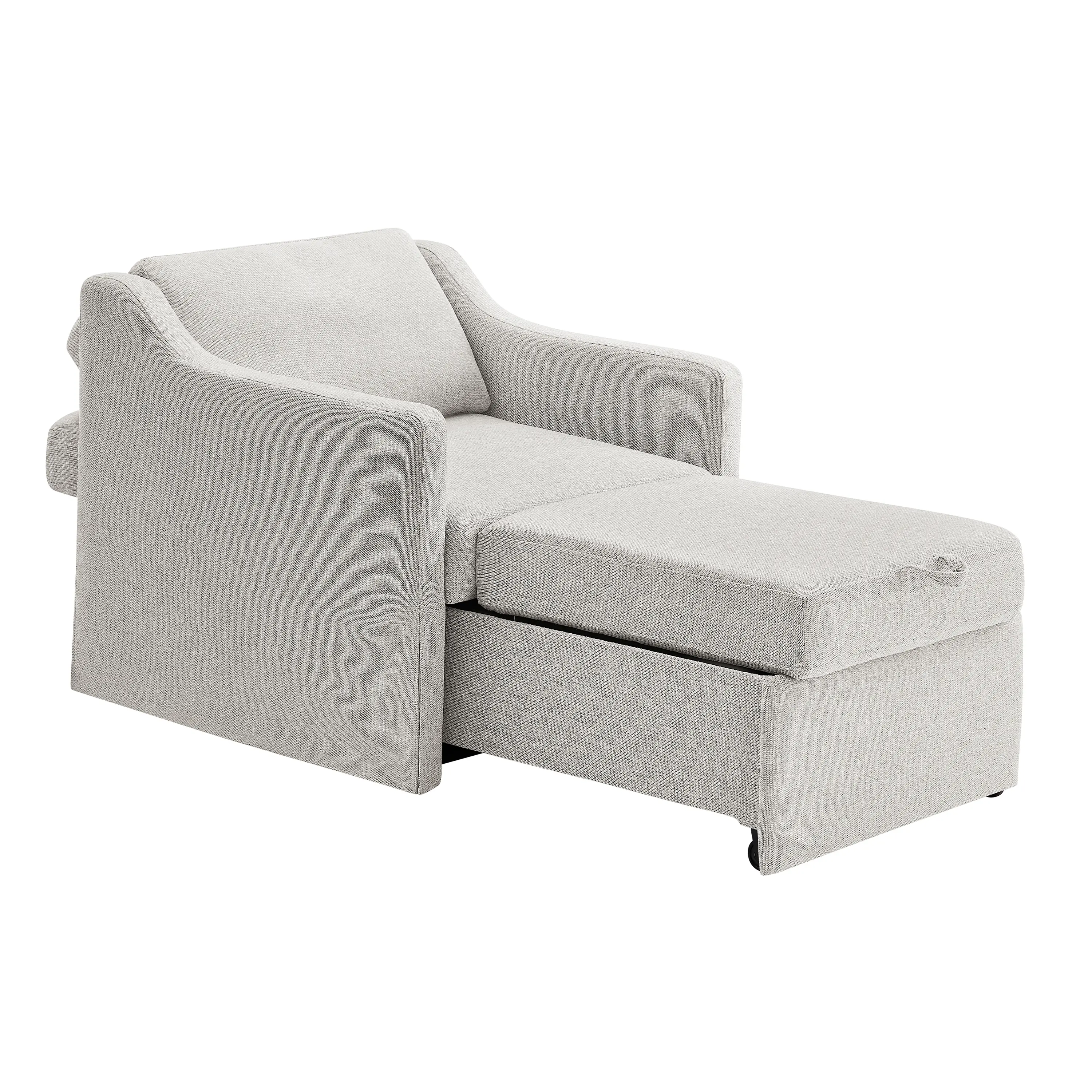 111A012LIN Serta Christopher Gray Convertible Sleeper Chair-10