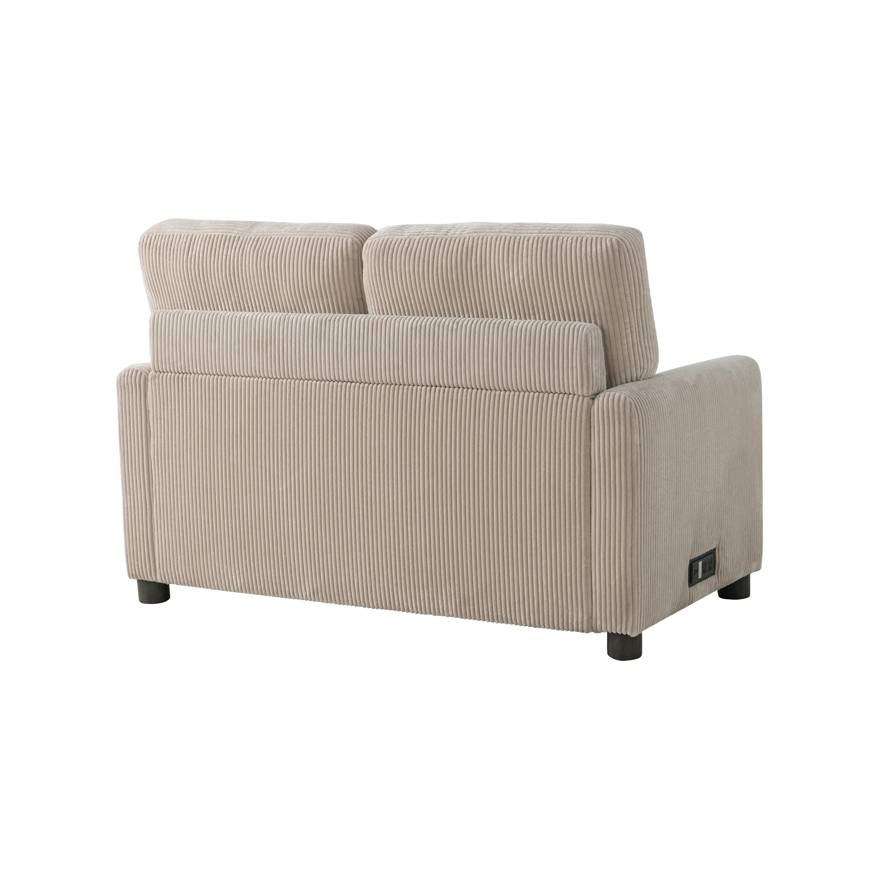 114A064BGE Serta Lindzee Beige Loveseat Pull-Out Sleeper-11