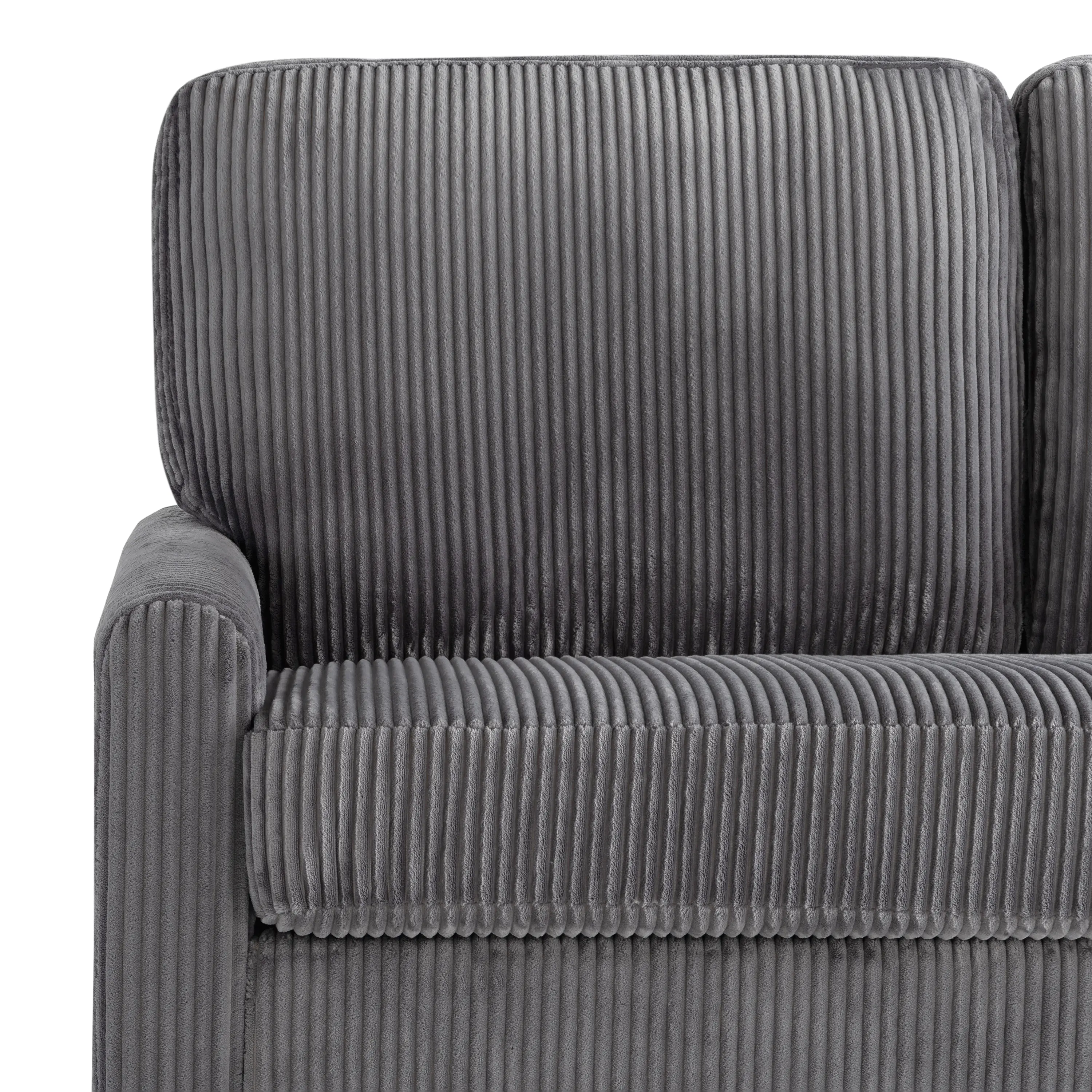 114A064GRY Serta Lindzee Gray Loveseat Pull-Out Sleeper-13