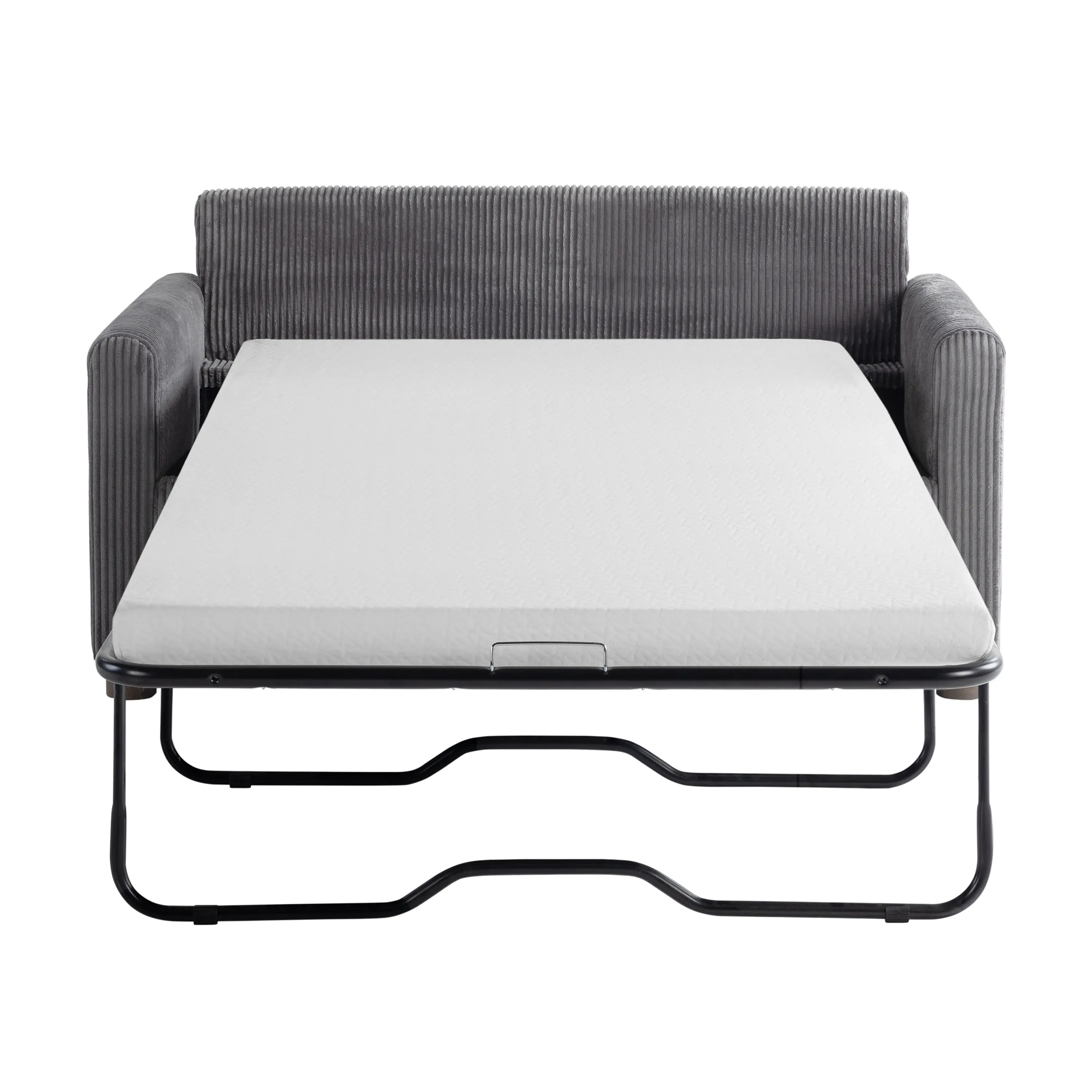 114A064GRY Serta Lindzee Gray Loveseat Pull-Out Sleeper-15