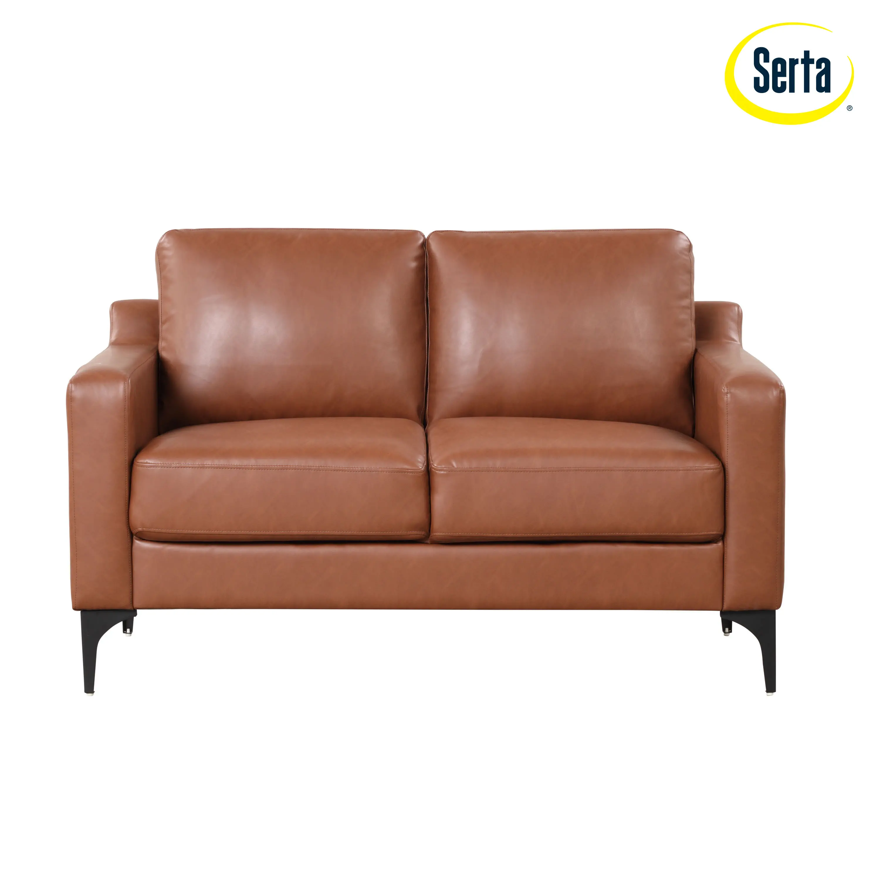132A013BRN Serta Finneas Brown Loveseat-6