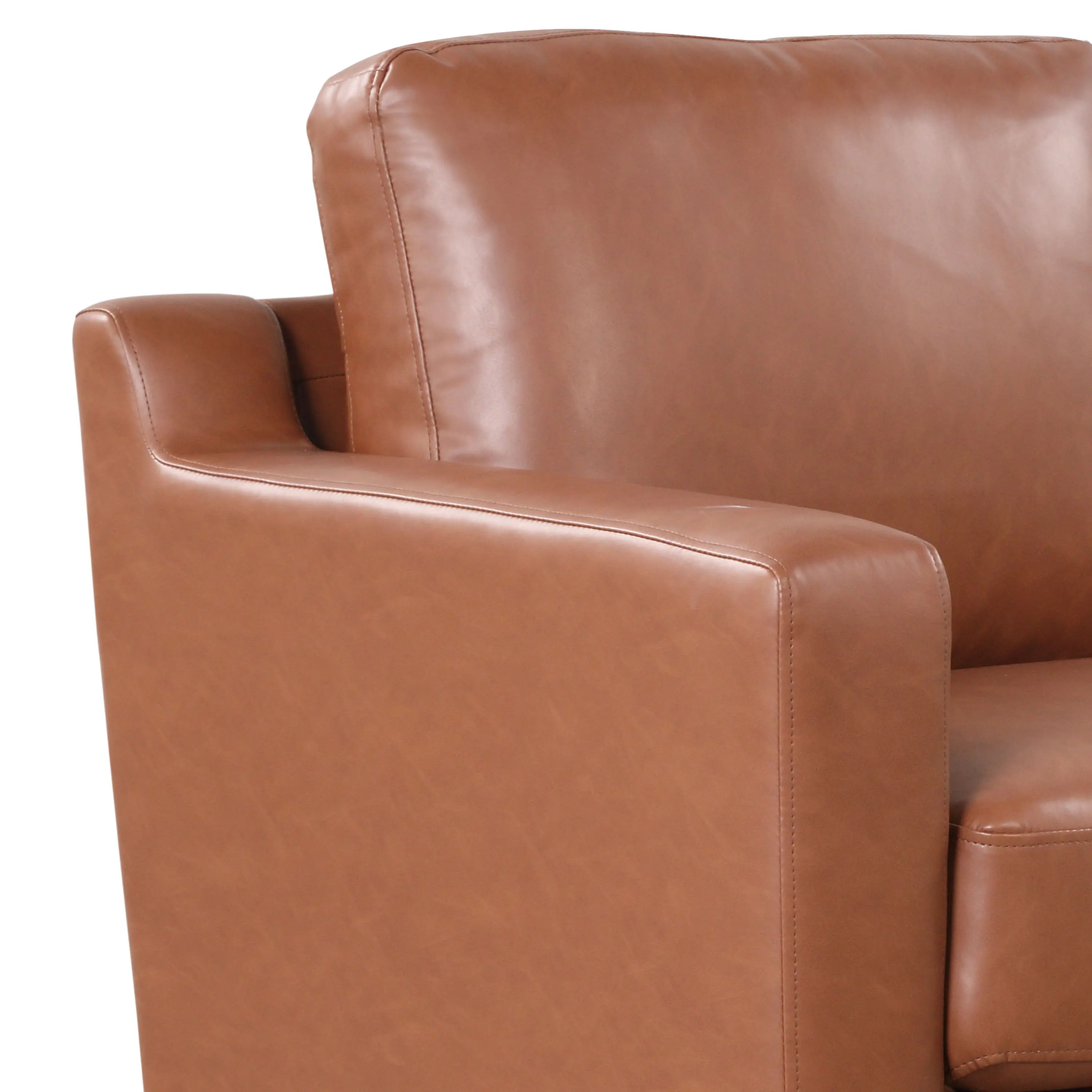 132A013BRN Serta Finneas Brown Loveseat-9