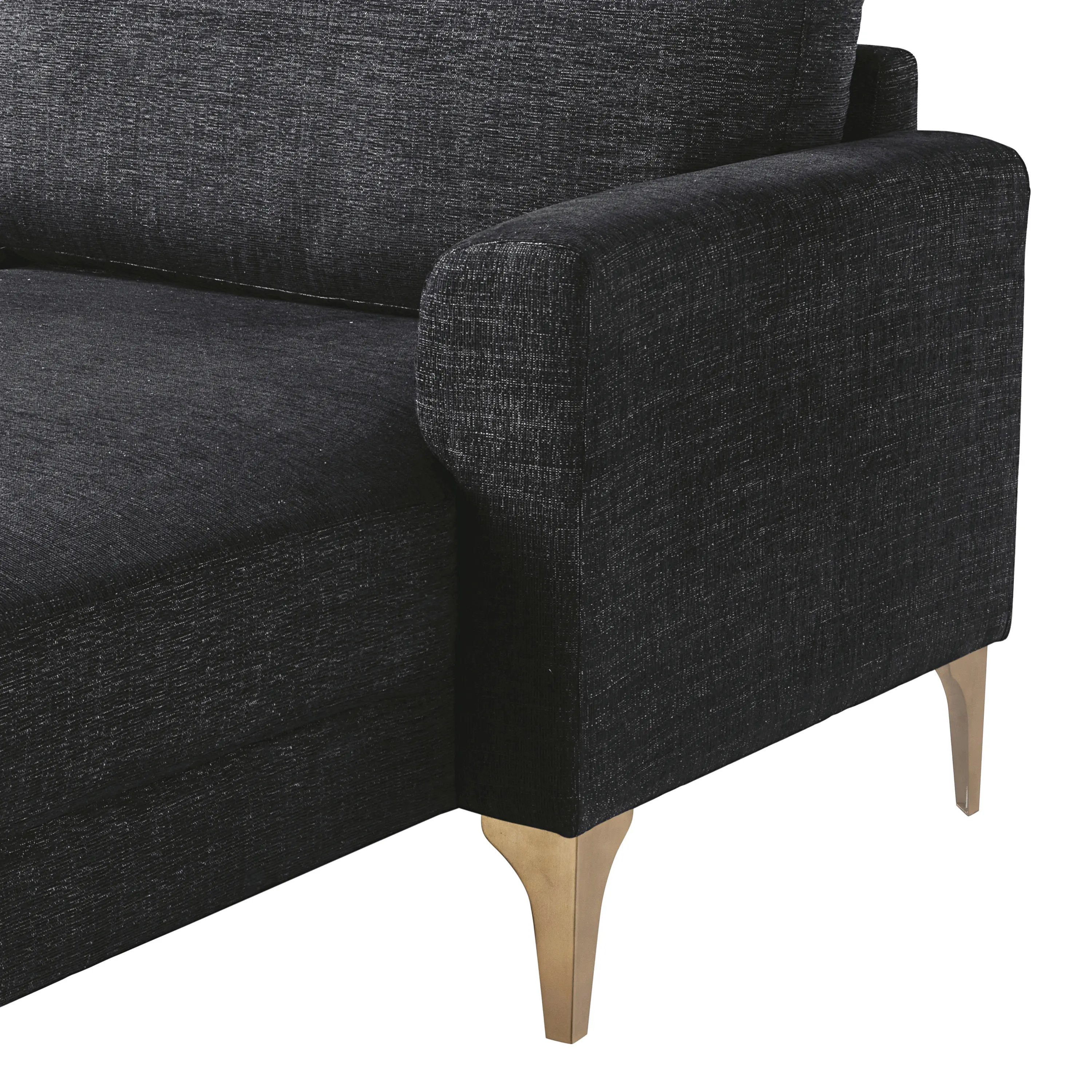 139A016BLK-SET Marta Black Sectional Sofa-14