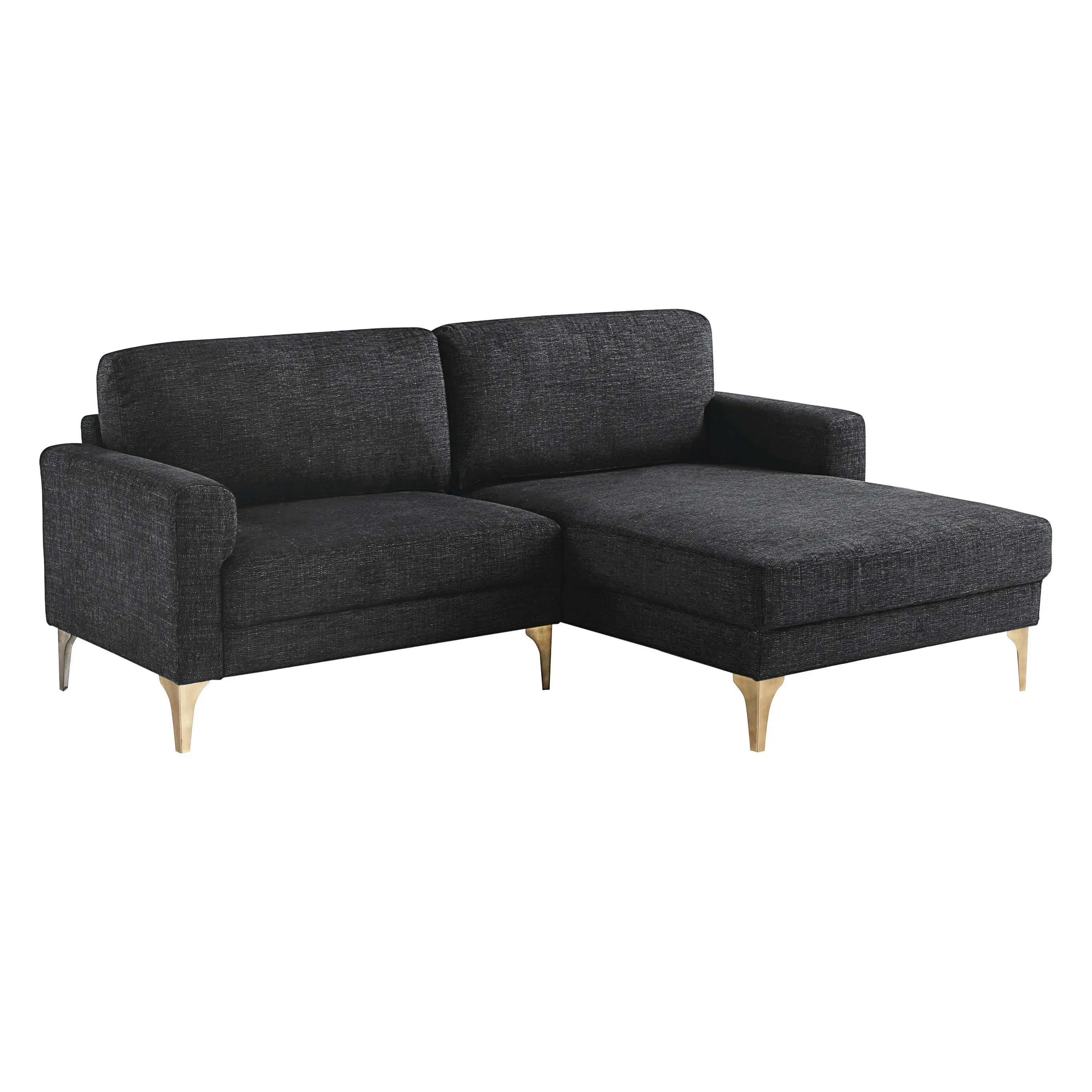 139A016BLK-SET Marta Black Sectional Sofa-6