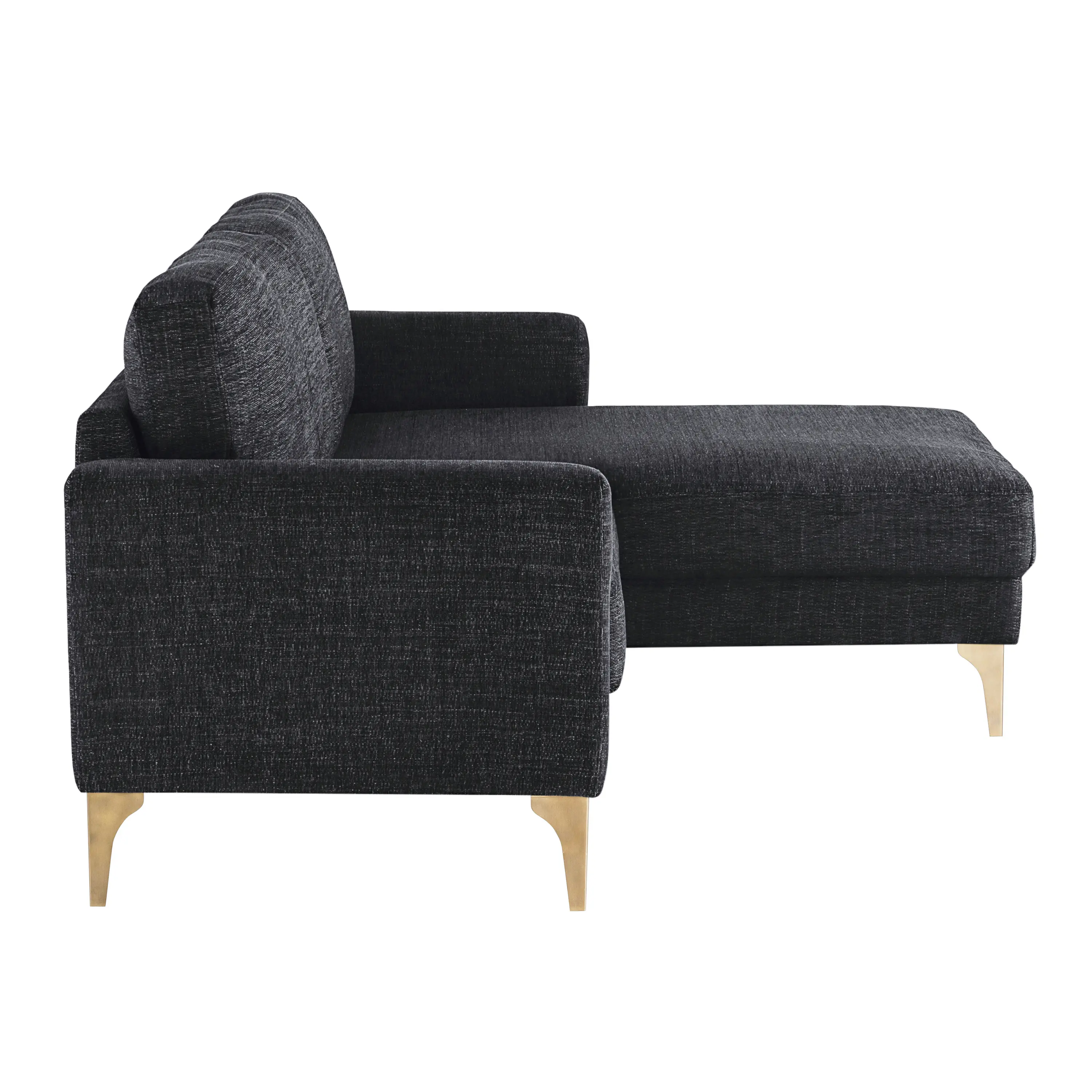 139A016BLK-SET Marta Black Sectional Sofa-7