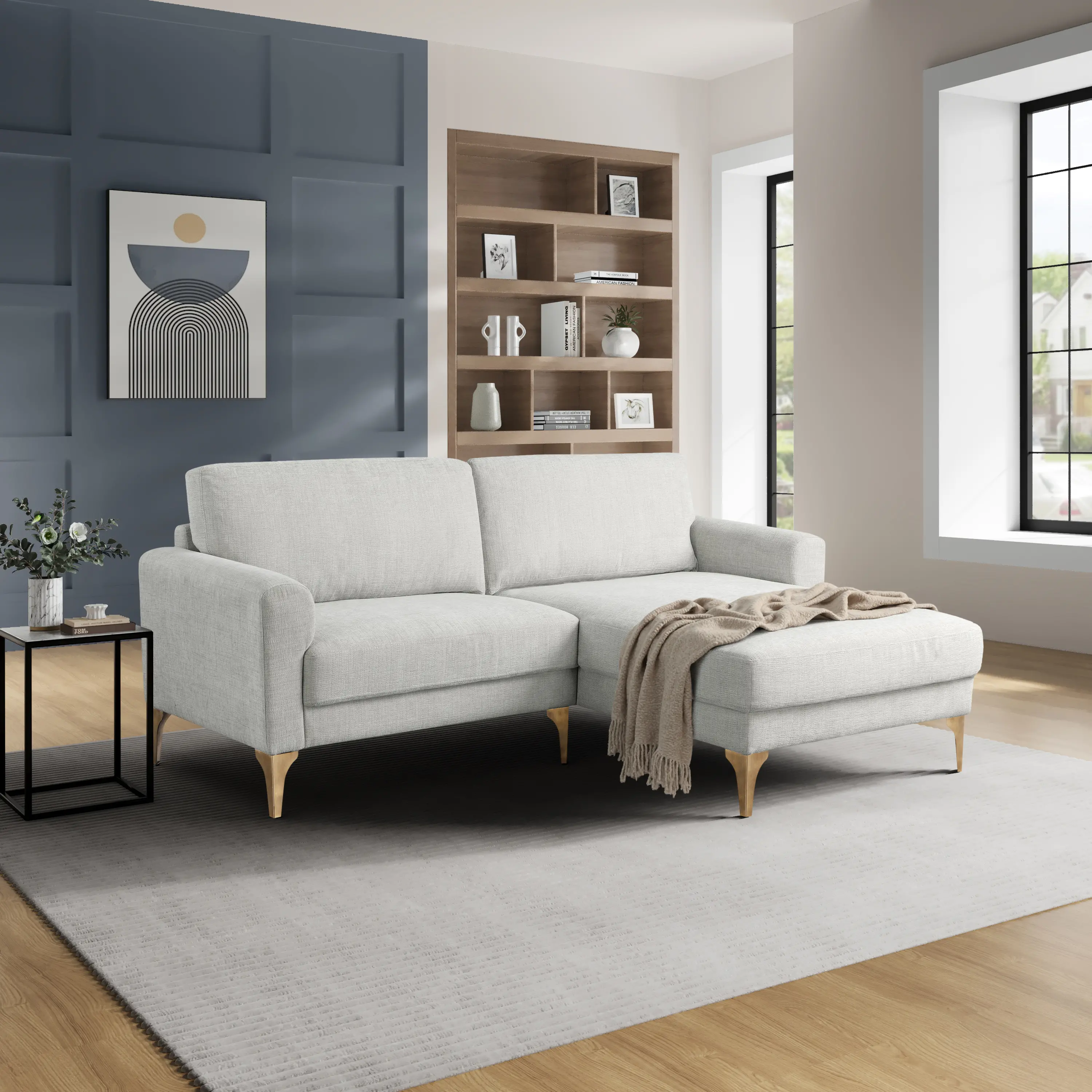 139A016IVO-SET Marta Ivory Sectional Sofa-1