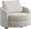 171A038IVO Chatsworth Ivory Boucle Large Storage Accent Chair