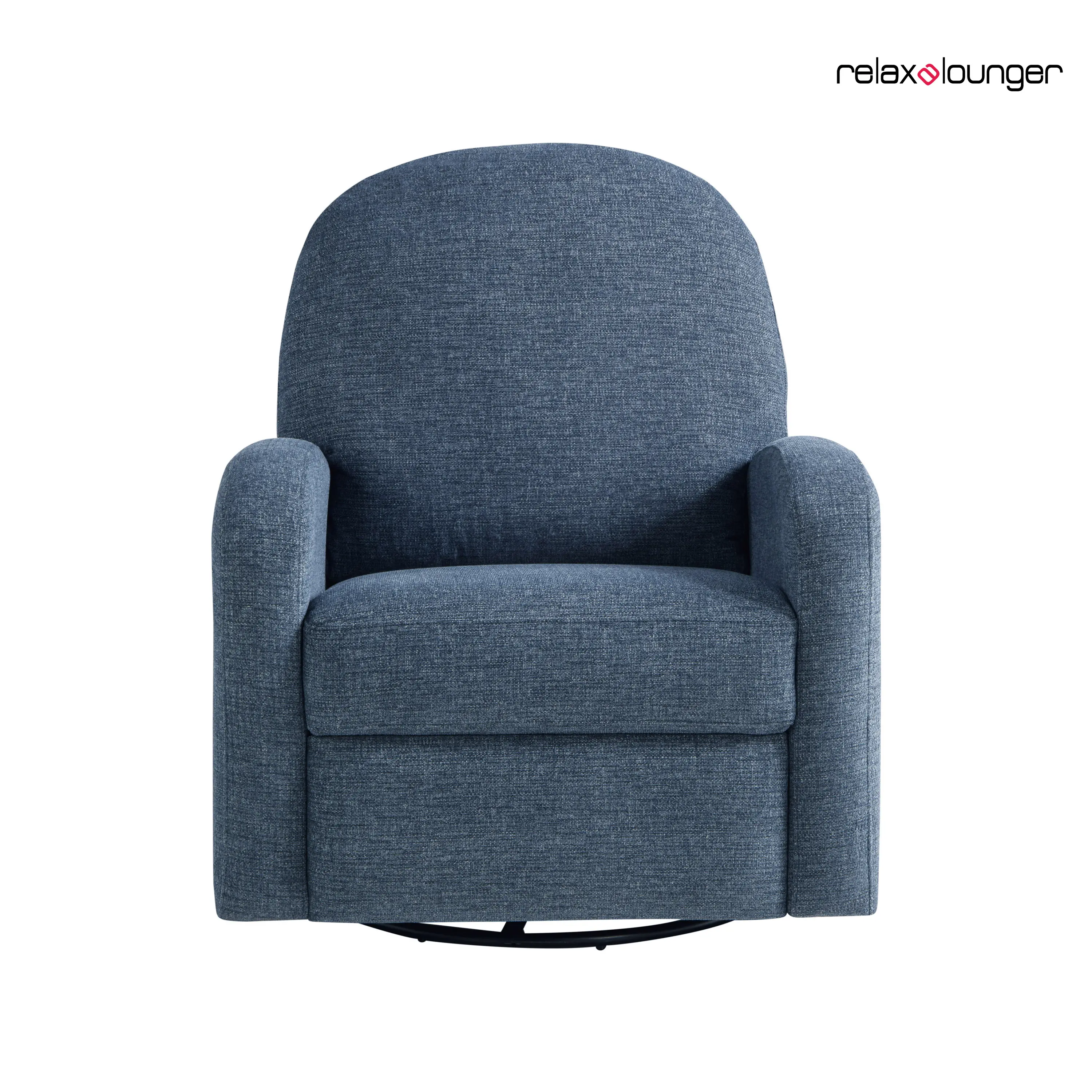 231A011BLU Sabrina Blue Swivel Rocker Recliner-2