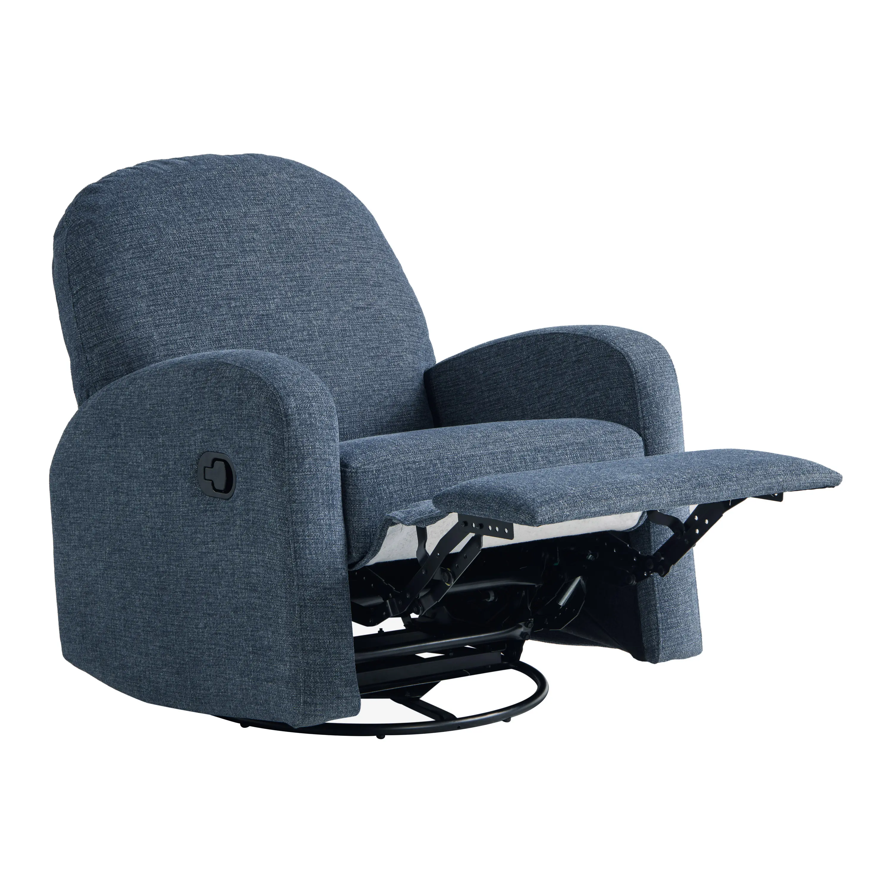 231A011BLU Sabrina Blue Swivel Rocker Recliner-4